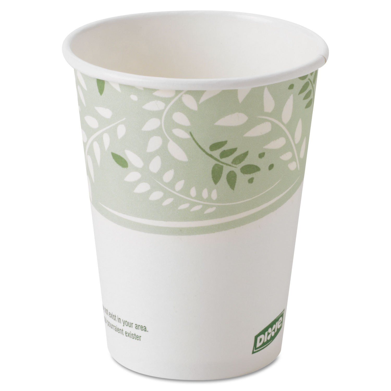  Dixie 2338PLA EcoSmart Hot Cups, Paper w/PLA Lining, Viridian, 8oz, 1000/Carton (DXE2338PLA) 