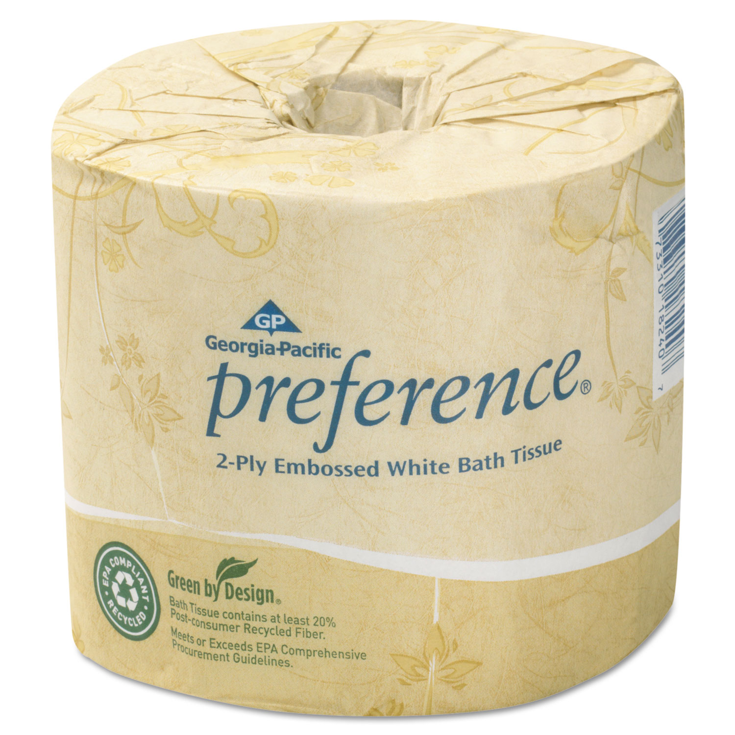  Georgia Pacific Professional 18280/01 Embossed 2-Ply Bathroom Tissue, Septic Safe, White, 550 Sheet/Roll, 80 Rolls/Carton (GPC1828001) 