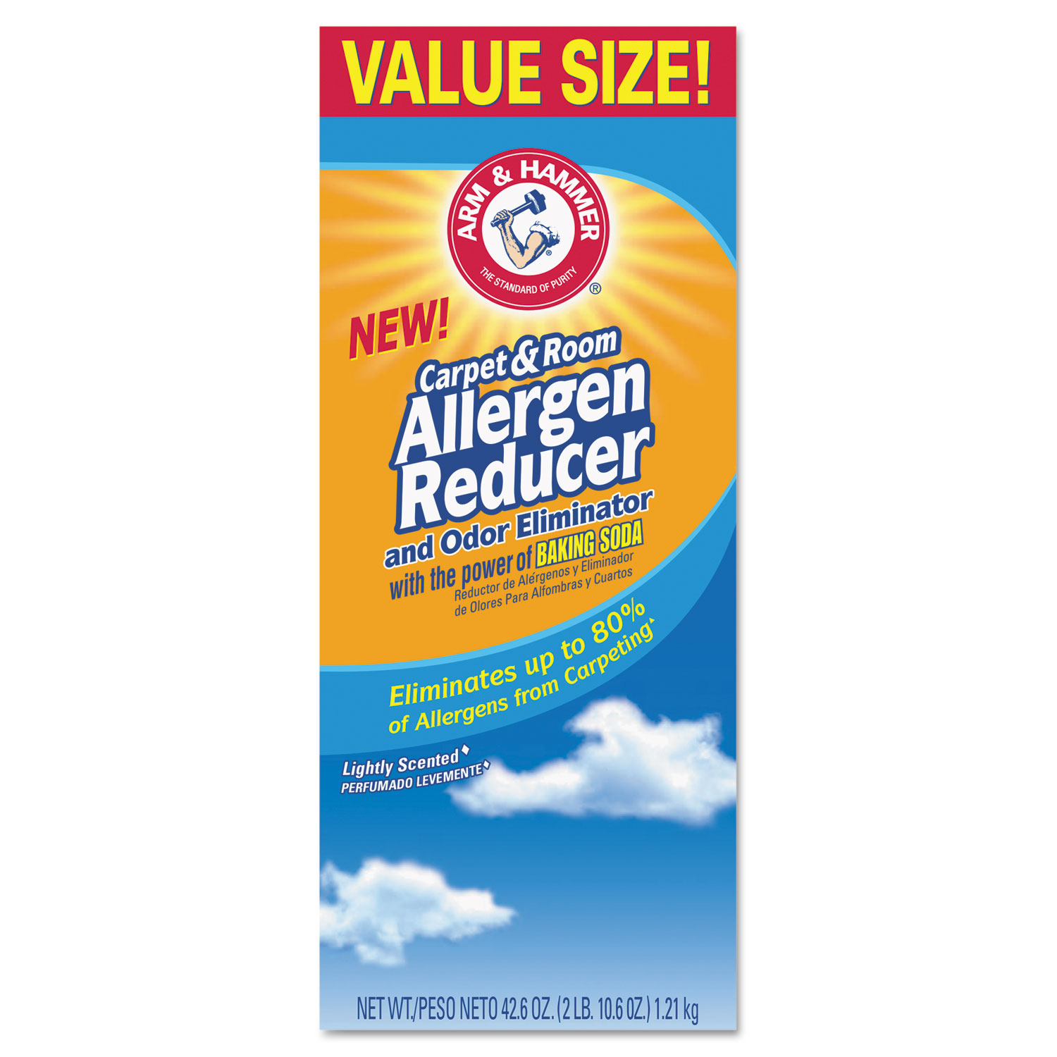 Carpet & Room Allergen Reducer & Odor Eliminator, 42.6oz Shaker Box