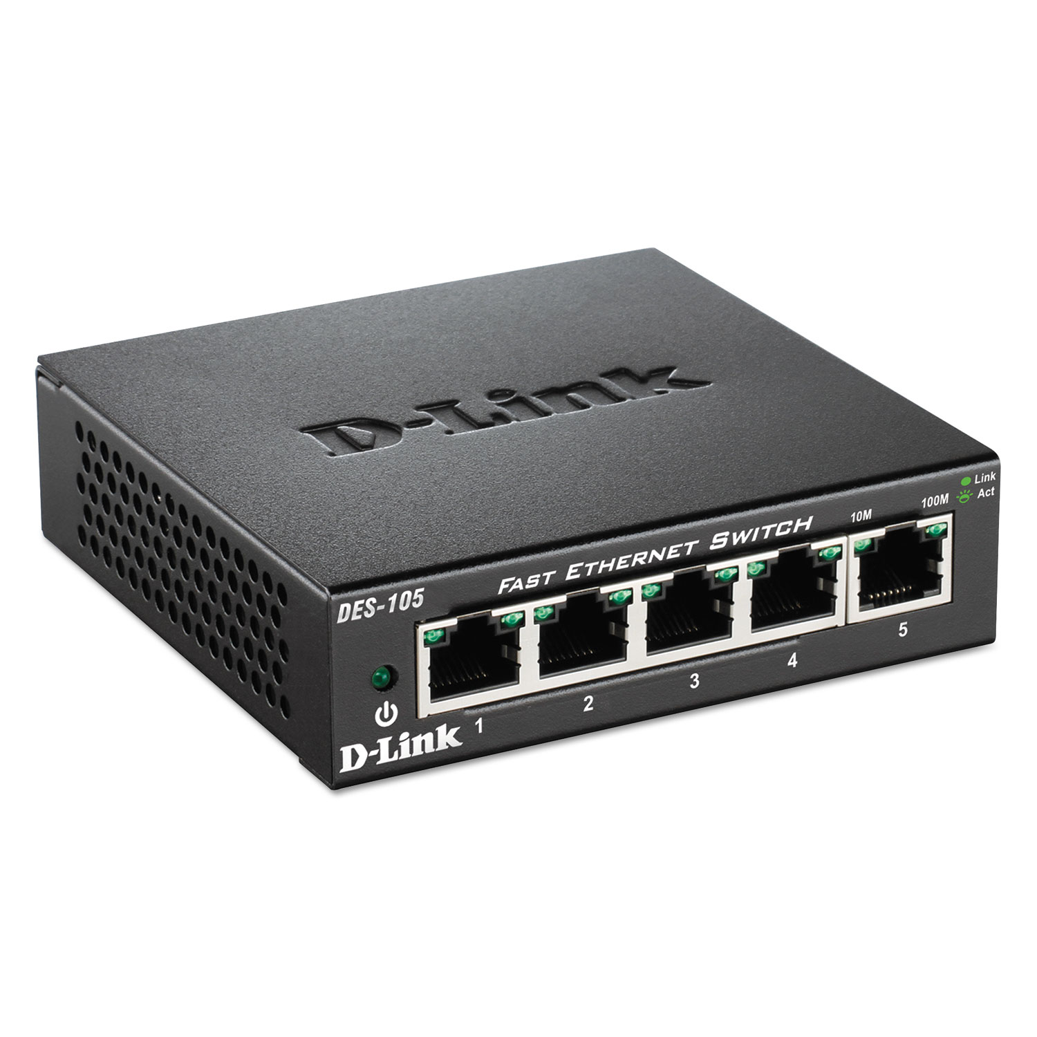 5-Port Fast Ethernet Switch, Unmanaged