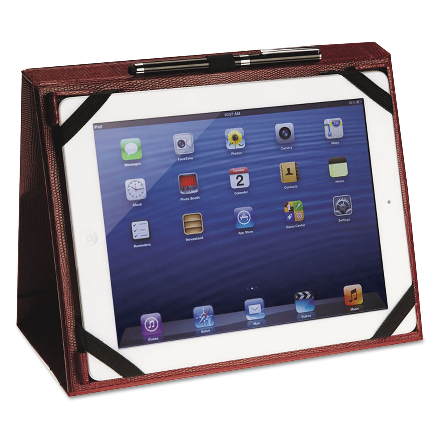 i-Pal Notes, iPad Case/Easel/Notepad Holder, Lizard, Red