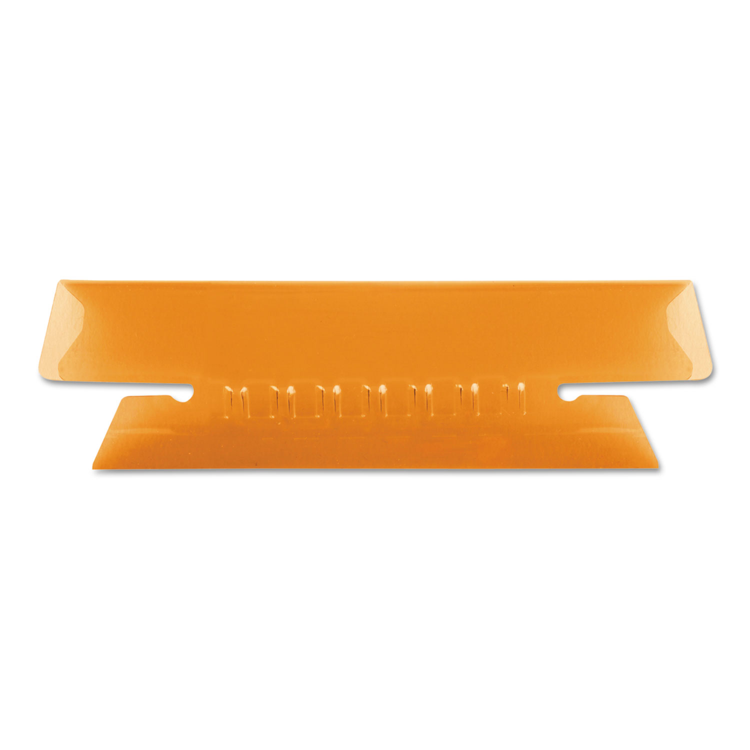 Hanging File Folder Tabs, 1/3 Tab, 3 1/2 Inch, Orange Tab/White Insert, 25/Pack