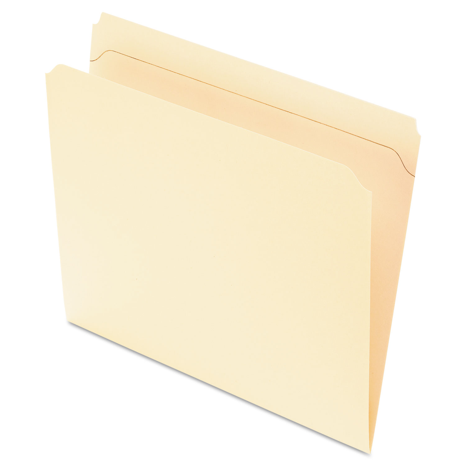  Pendaflex R752 Reinforced Top File Folders, Straight Tab, Letter Size, Manila, 100/Box (PFXR752) 