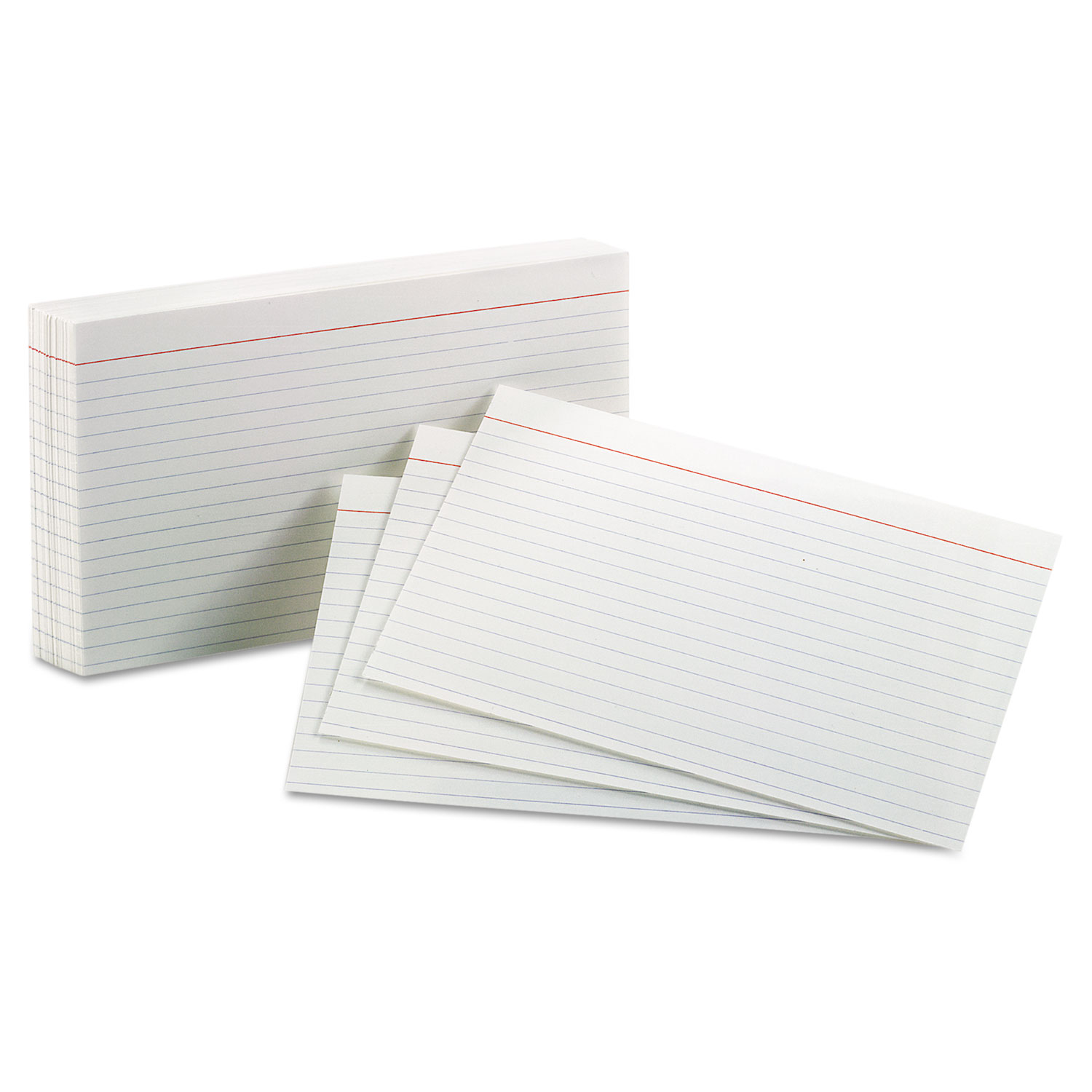Pen+Gear Unruled Blank Index Cards, White, 100 Count, 4 x 6