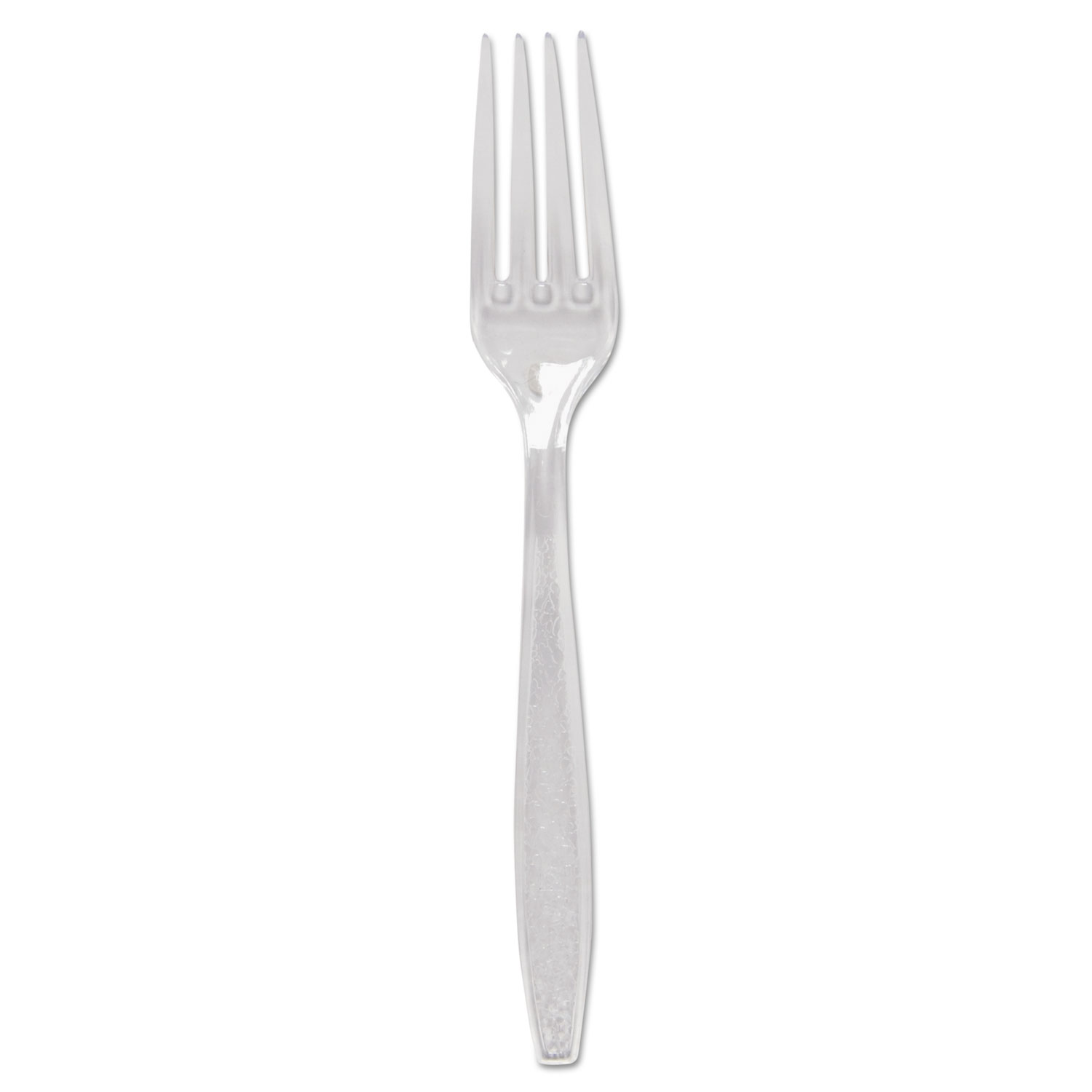  Dart GDC5FK-0090 Guildware Heavyweight Plastic Cutlery, Forks, Clear, 1000/Carton (SCCGDC5FK0090) 