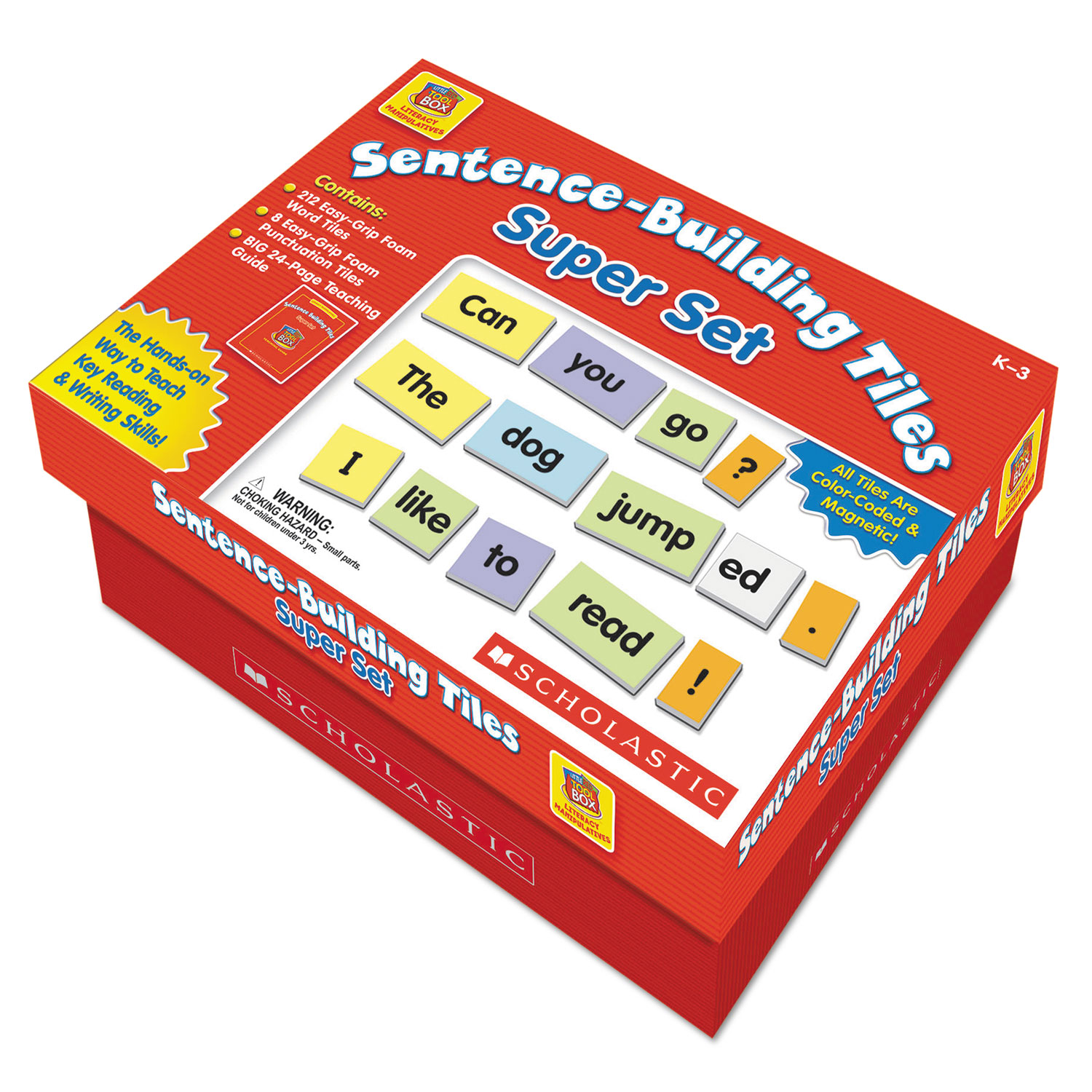 Sentence-Building Tiles Super Set, Ages 5-8