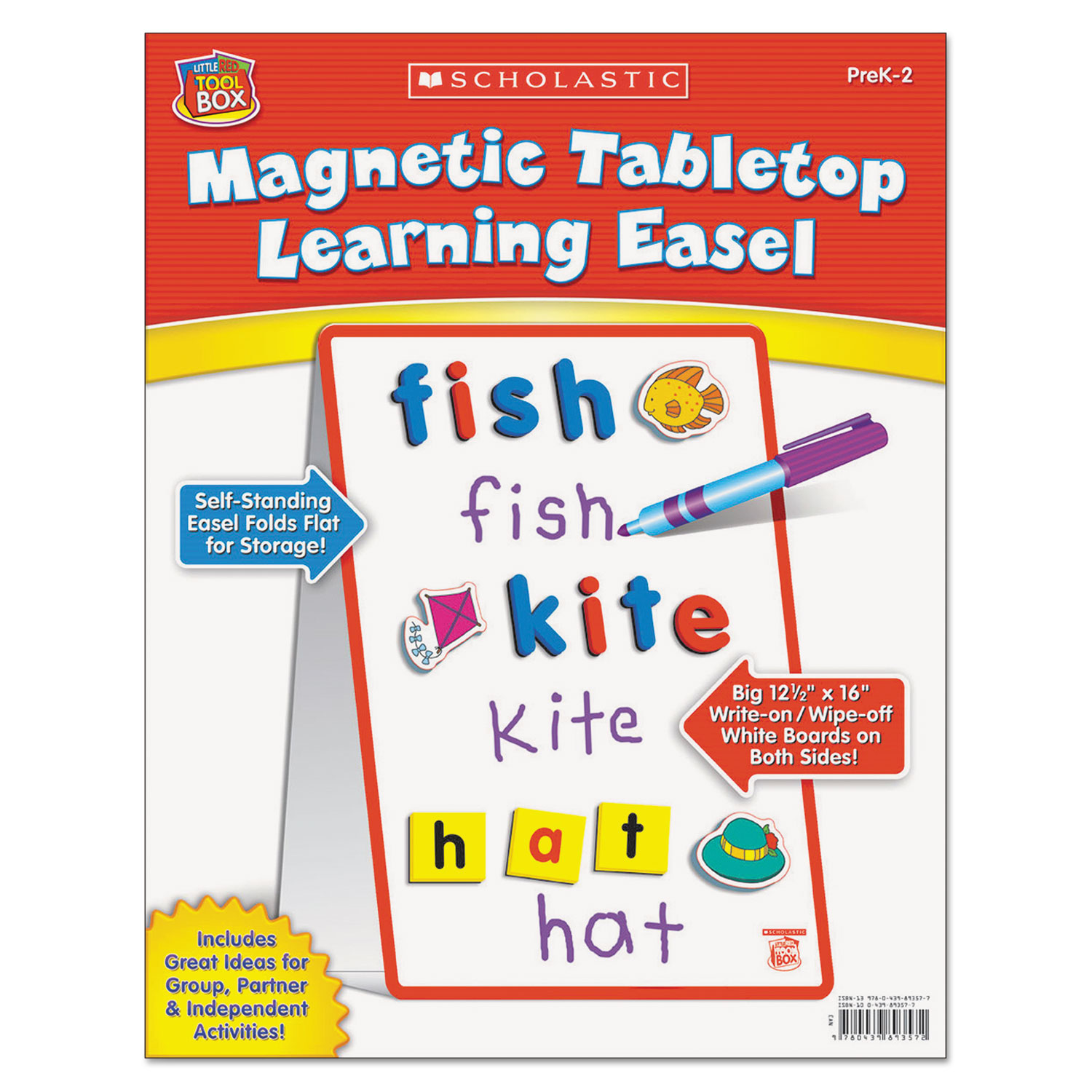Magnetic Tabletop Learning Easel, Ages 4-7