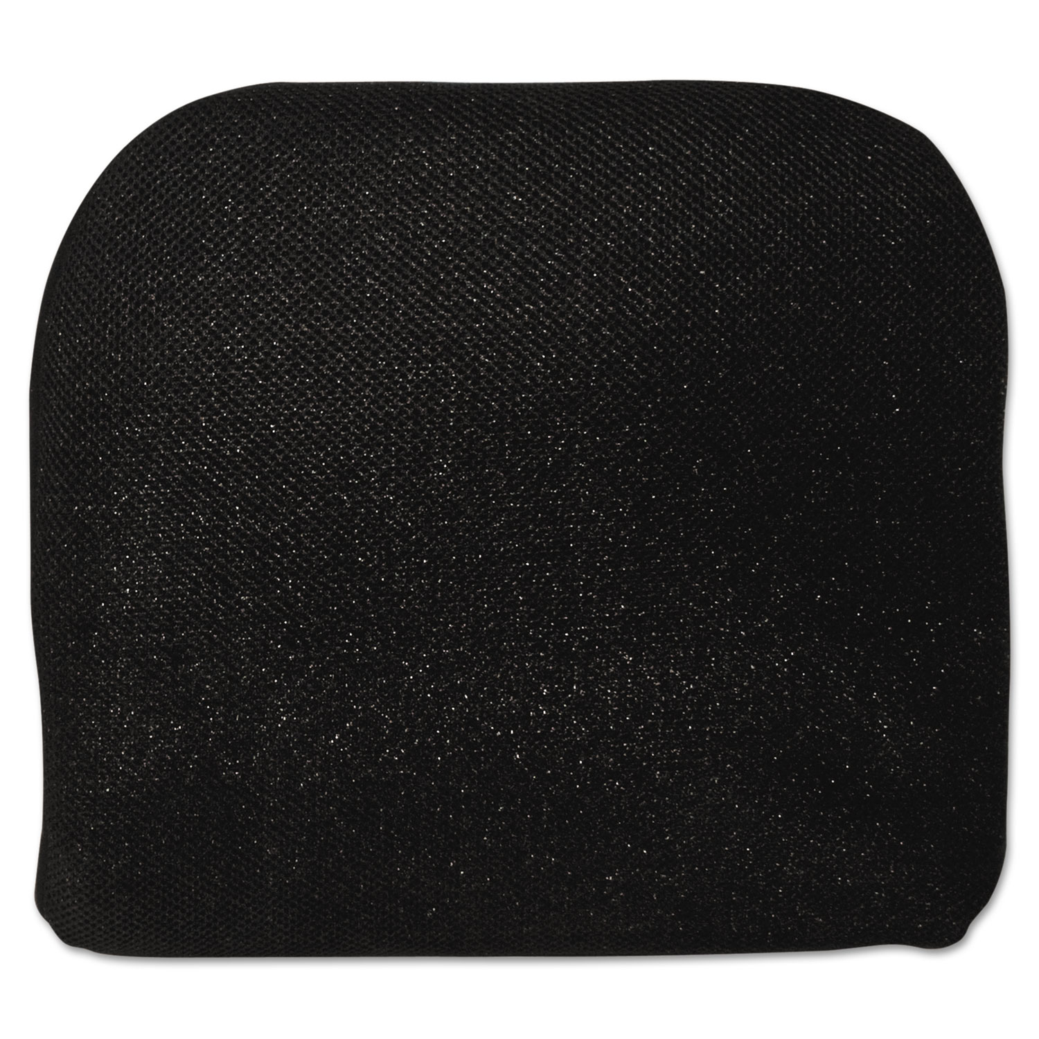 Memory Foam Massage Lumbar Cushion, 12-3/4w x 3-3/4d x 12h, Black
