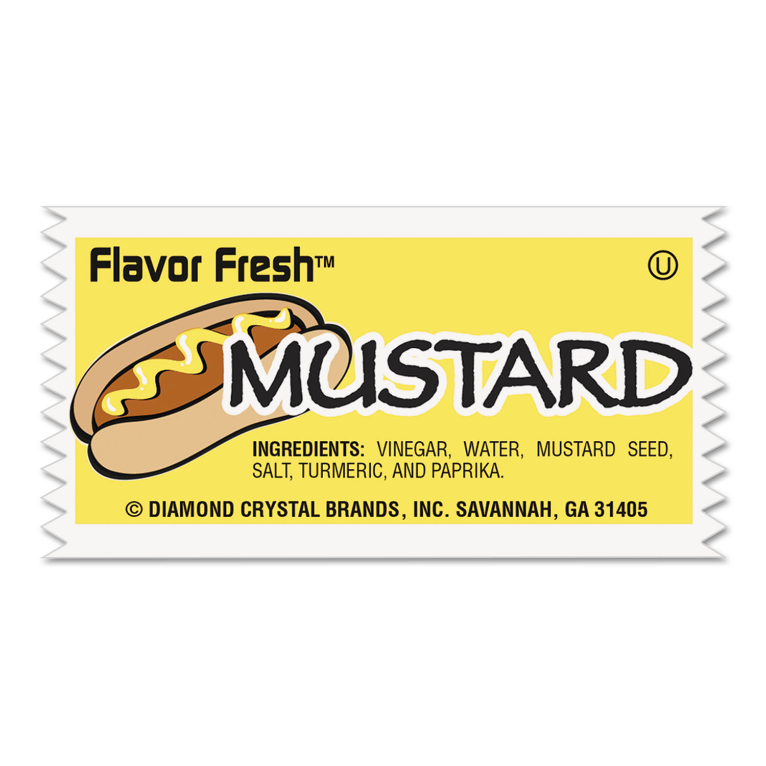 Flavor Fresh Mustard Packets, .317oz, 200/Carton