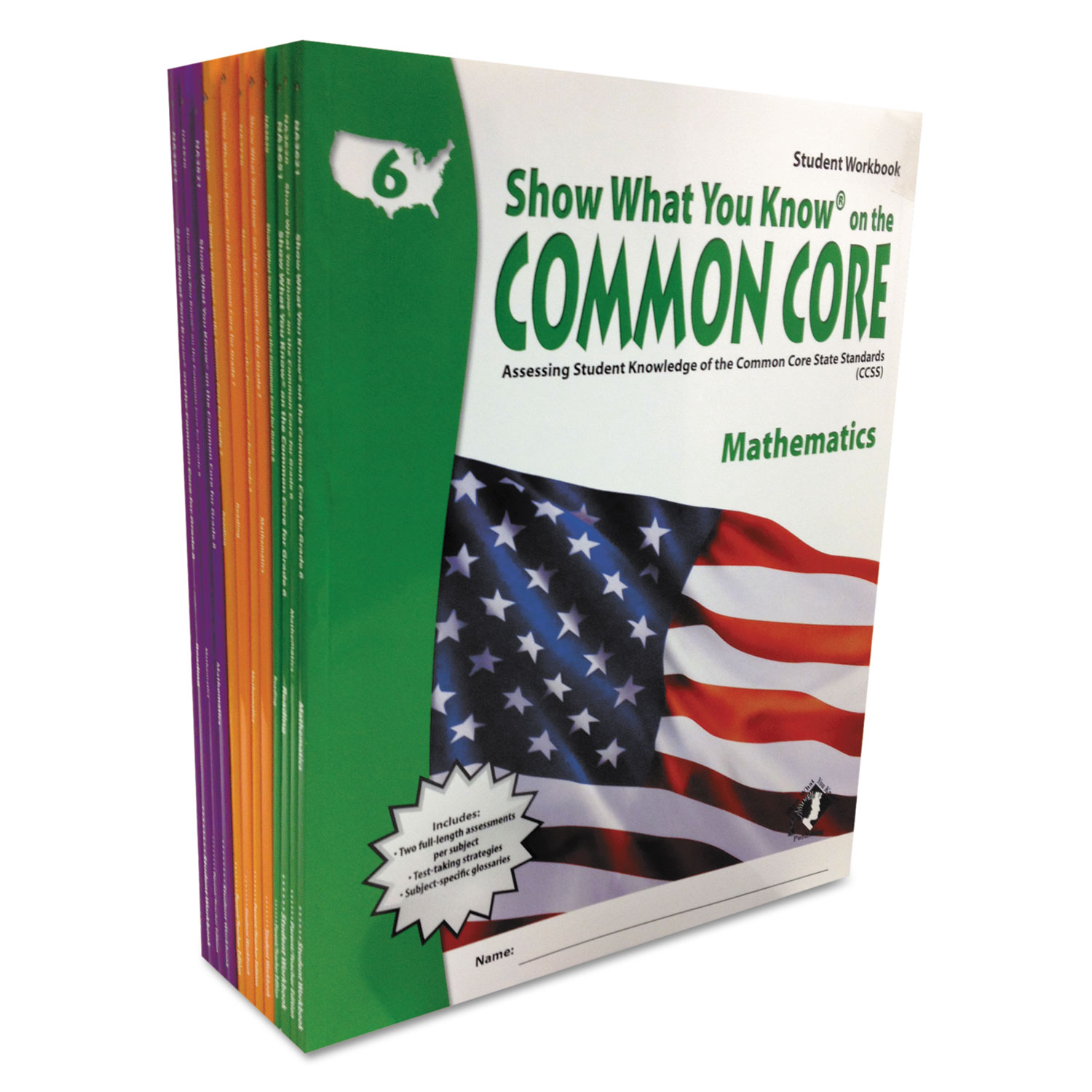 Common Core Assessment Reference Kit, Math/Reading, Grades 6-8, 1136 Pages