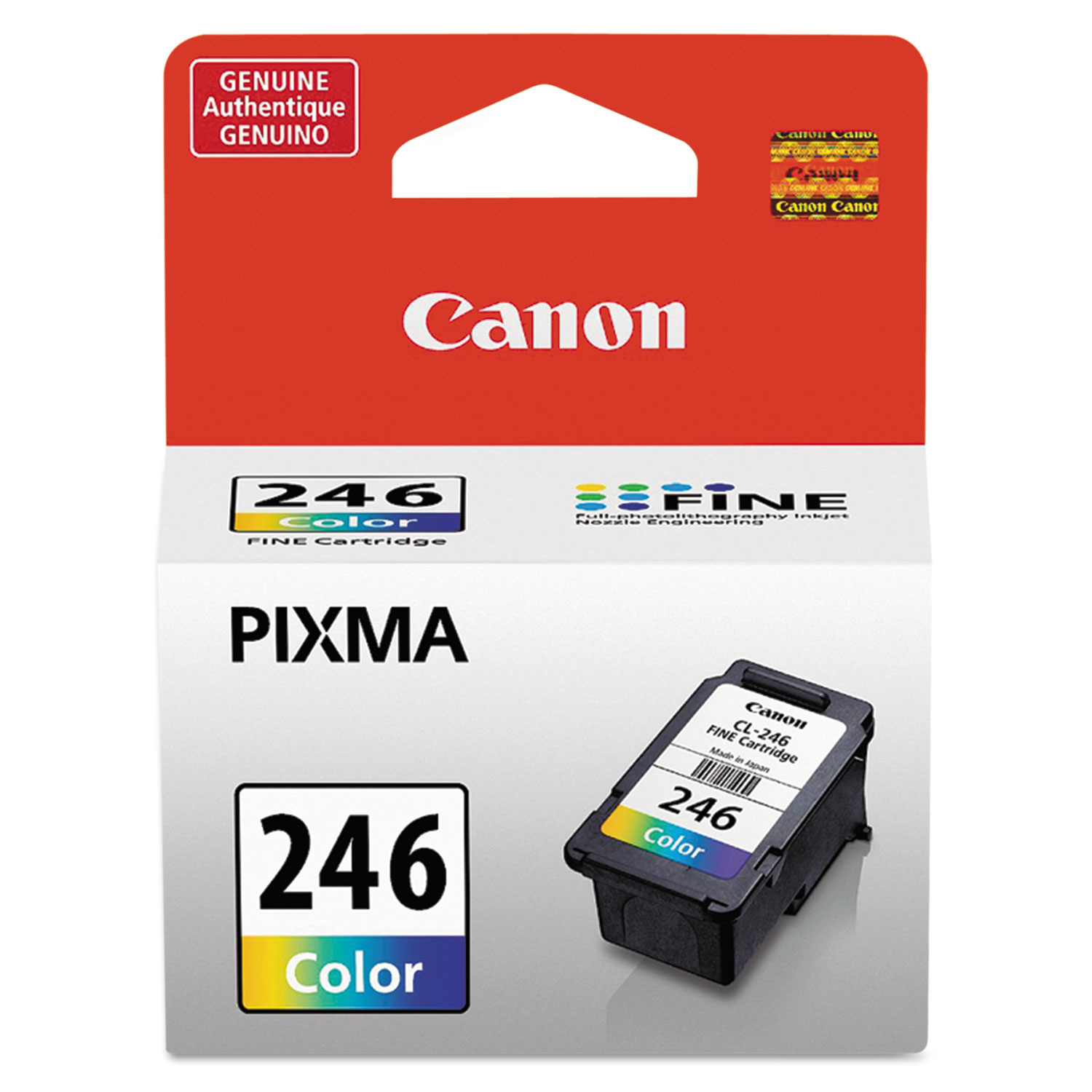  Canon 8281B001 8281B001(CL-246) ChromaLife100+ Ink, 180 Page-Yield, Tri-Color (CNM8281B001) 