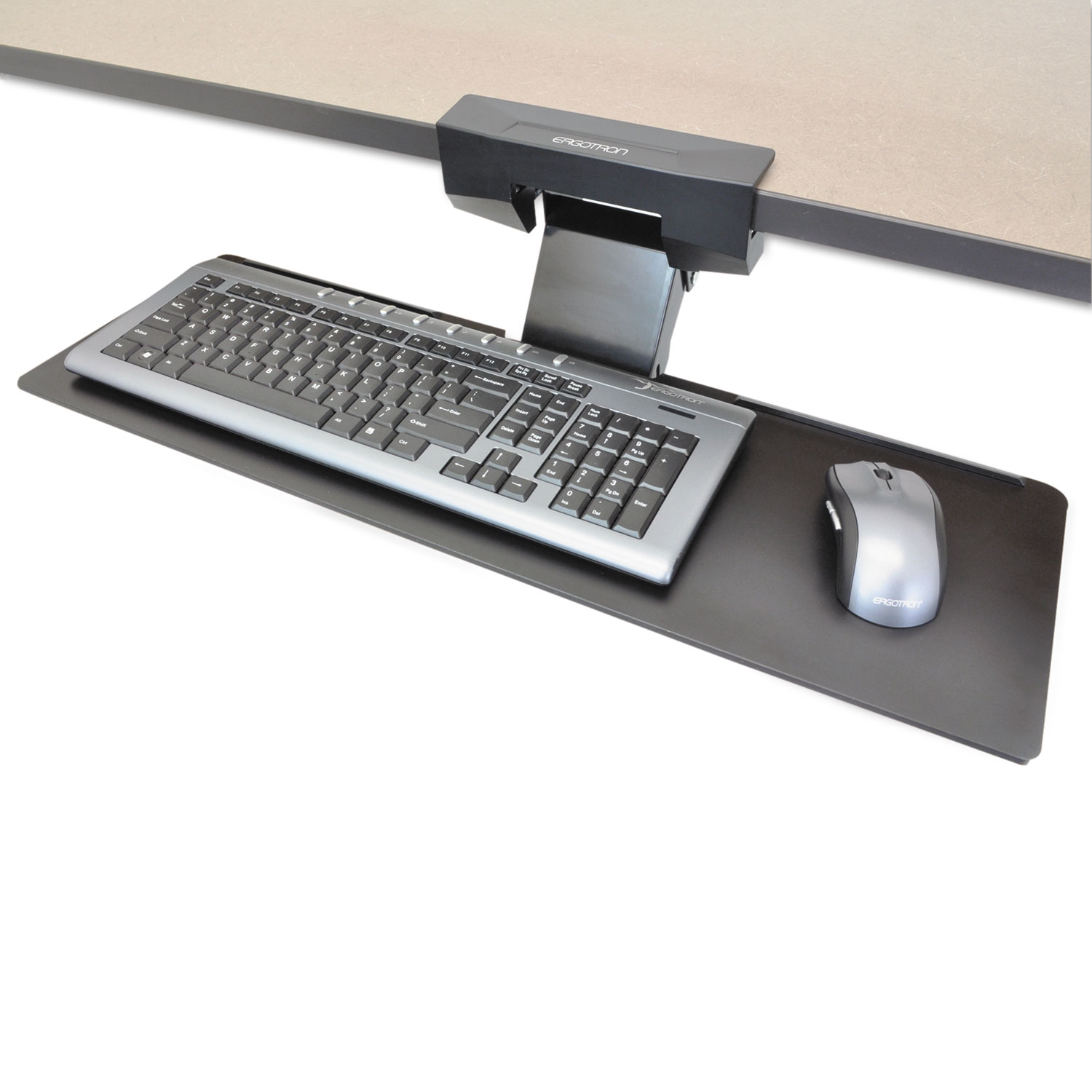  Ergotron 97-582-009 Neo-Flex Underdesk Keyboard Arm, 27w x 9d, Black (ERG97582009) 