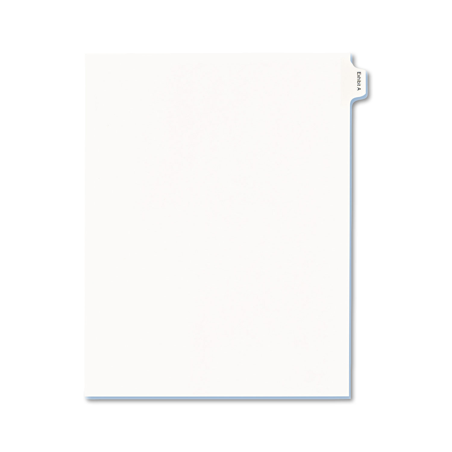  Avery 82107 Allstate-Style Legal Side Tab Dividers, Exhibit A, Letter, White, 25/Pack (AVE82107) 