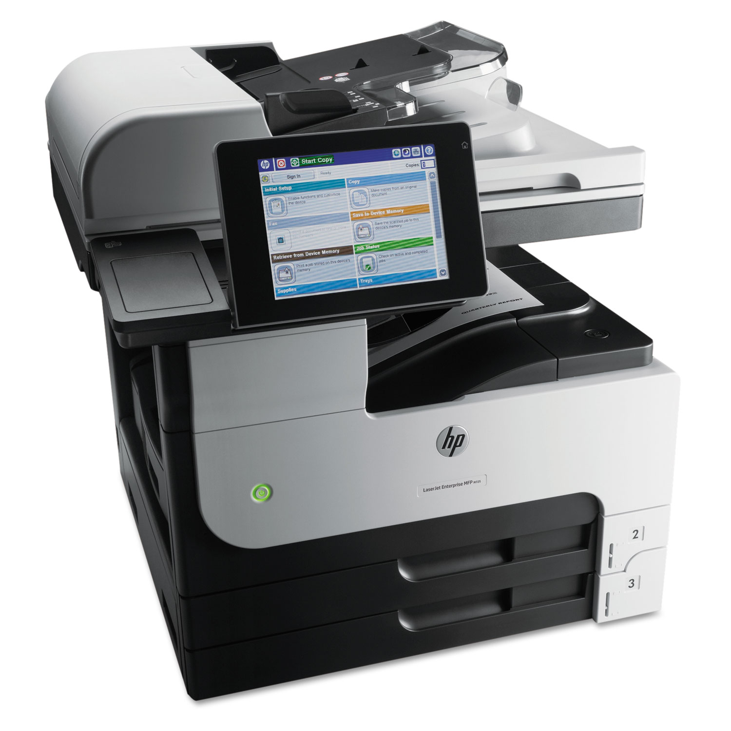  HP CF066A#BGJ LaserJet Enterprise MFP M725dn Multifunction Laser Printer, Copy/Print/Scan (HEWCF066A) 