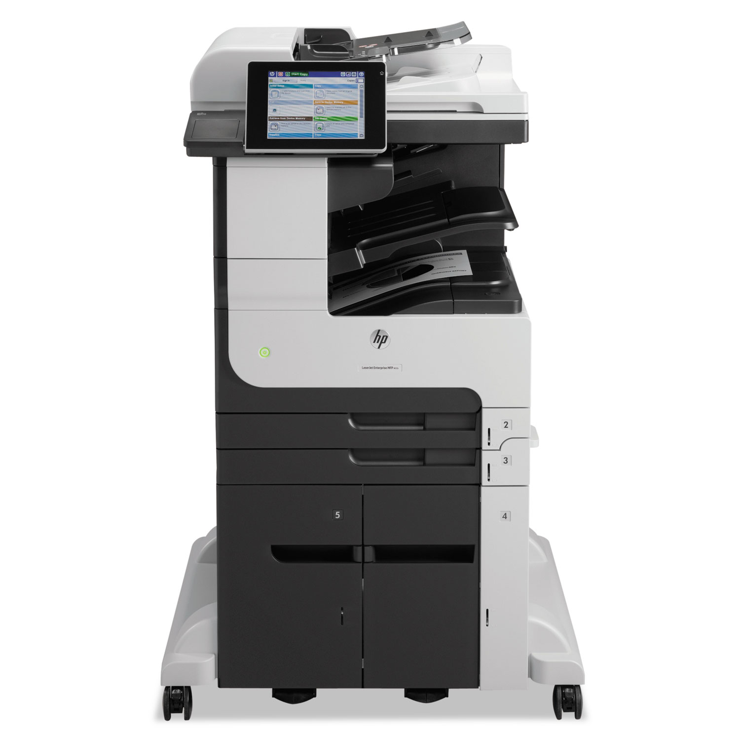 Не работает hp laserjet enterprise mfp m725 закройте левую дверцу