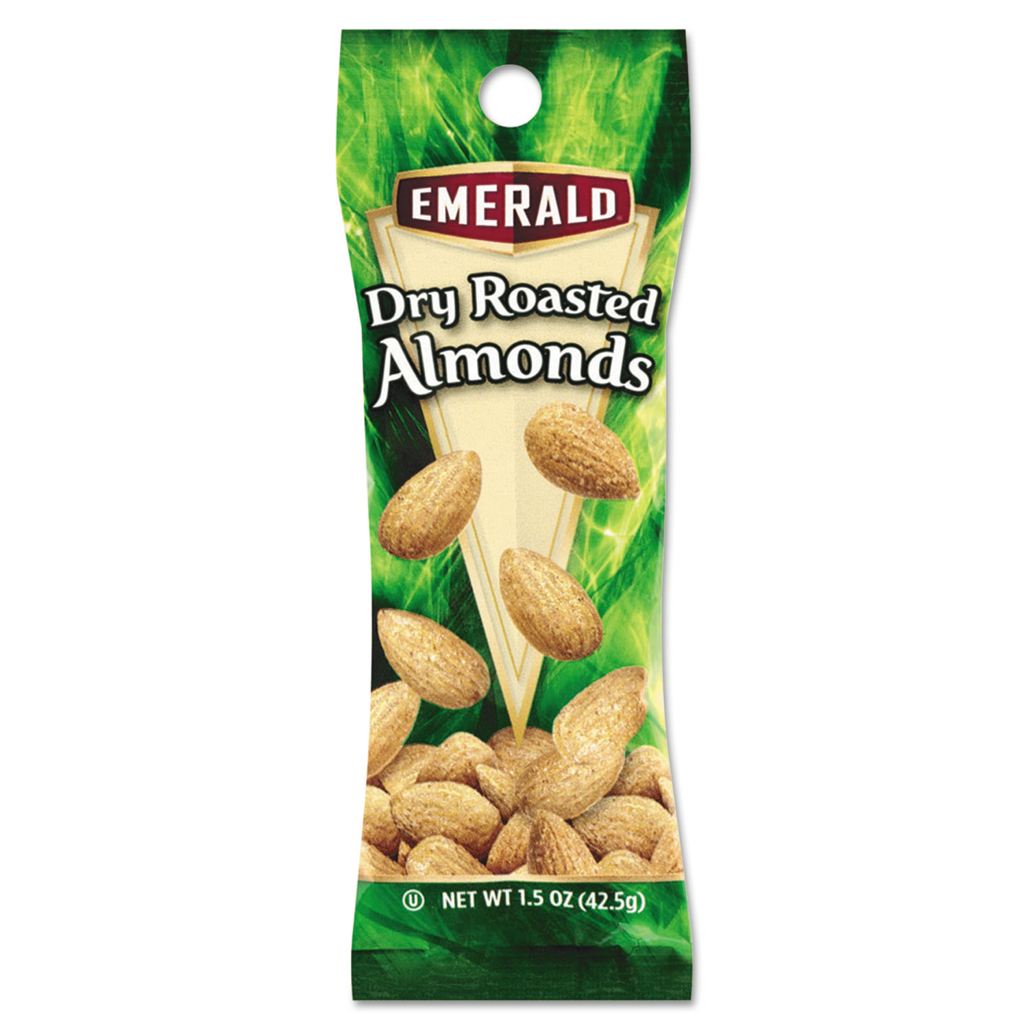  Emerald 84017 Dry Roasted Almonds, 1.5 oz Tube Package, 12/Box (DFD84170) 