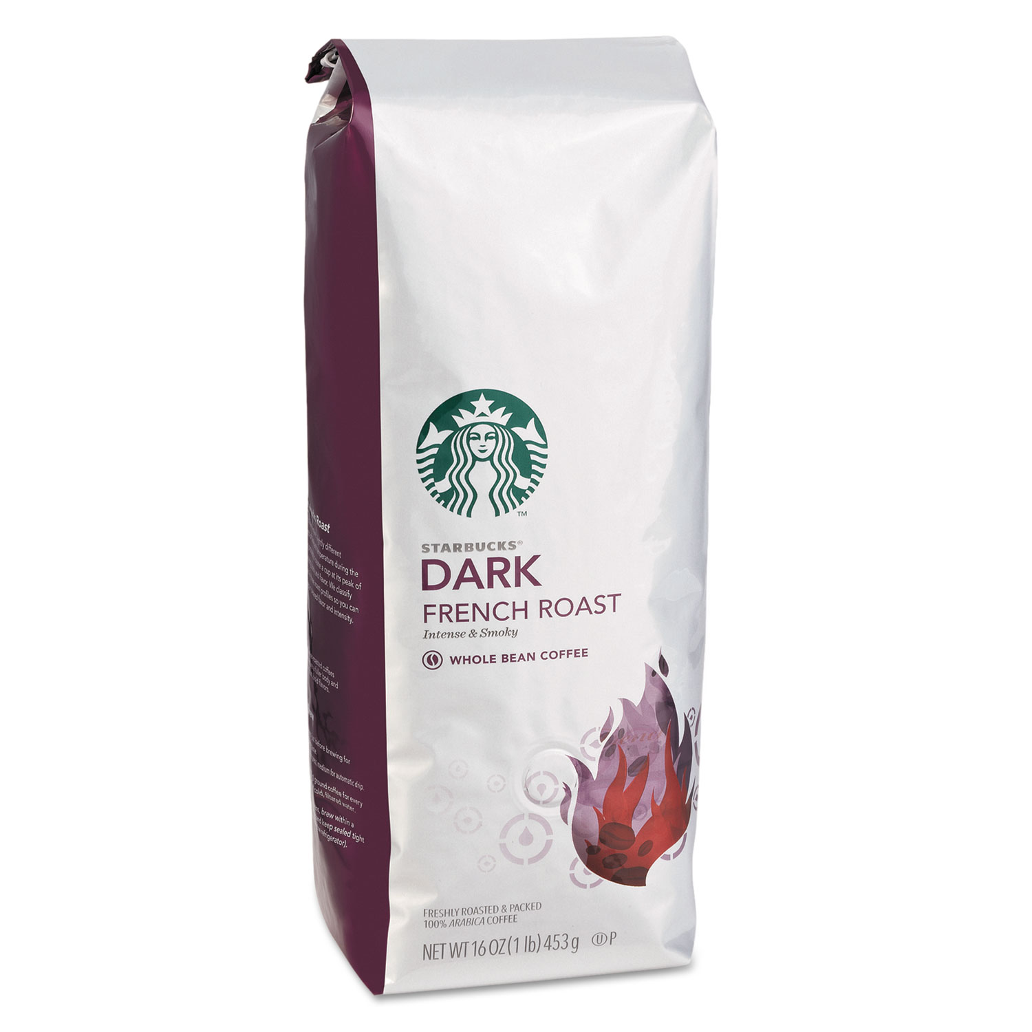  Starbucks 11017856 Whole Bean Coffee, French Roast, 1 lb Bag (SBK11028473) 