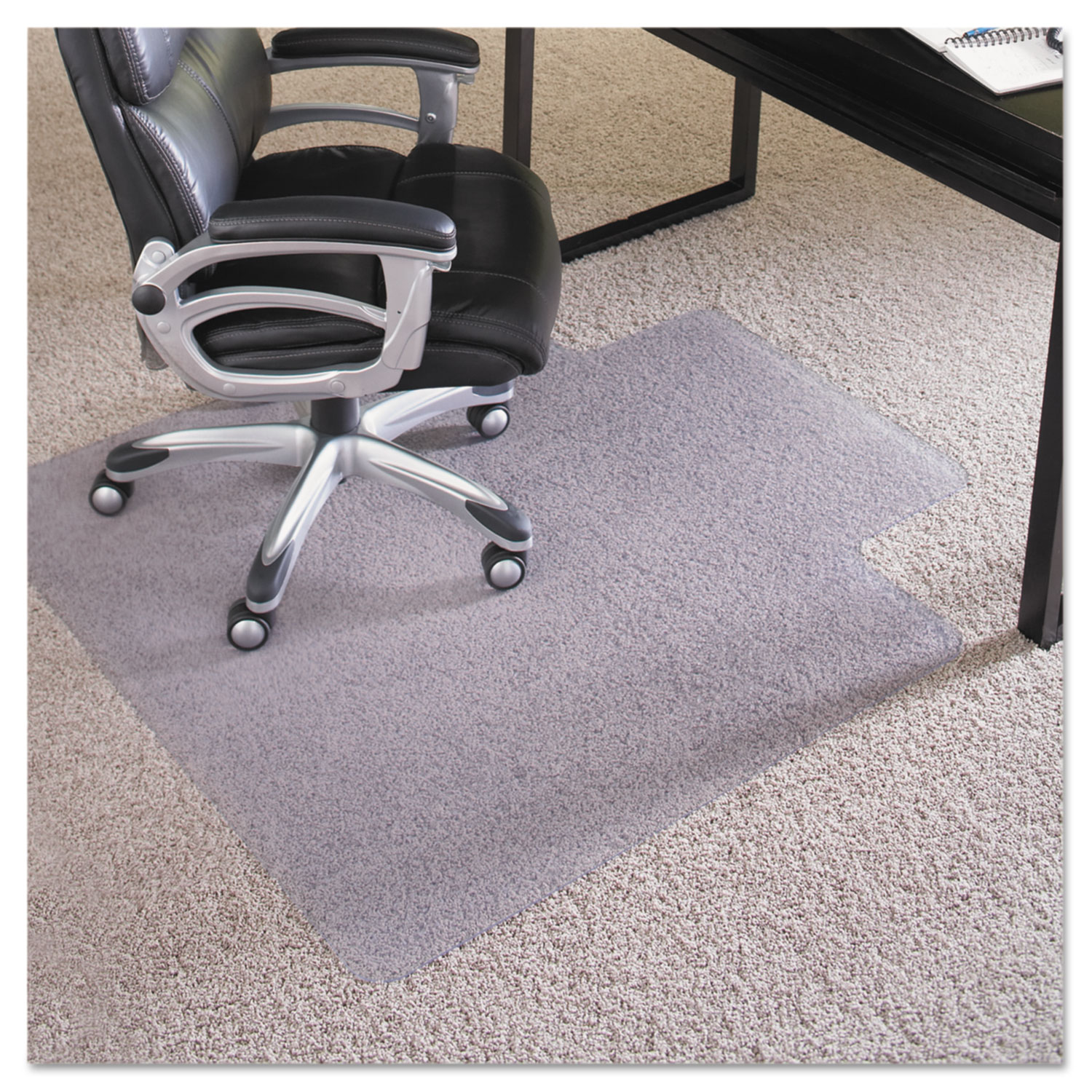 45x53 Lip Chair Mat, Performance Series AnchorBar for Carpet up to 1