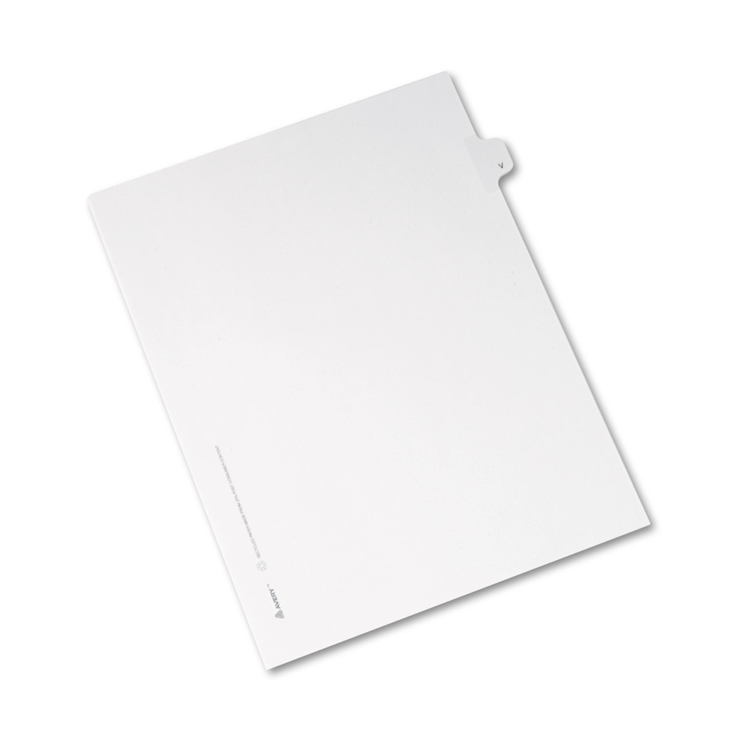  Avery 82184 Preprinted Legal Exhibit Side Tab Index Dividers, Allstate Style, 26-Tab, V, 11 x 8.5, White, 25/Pack (AVE82184) 