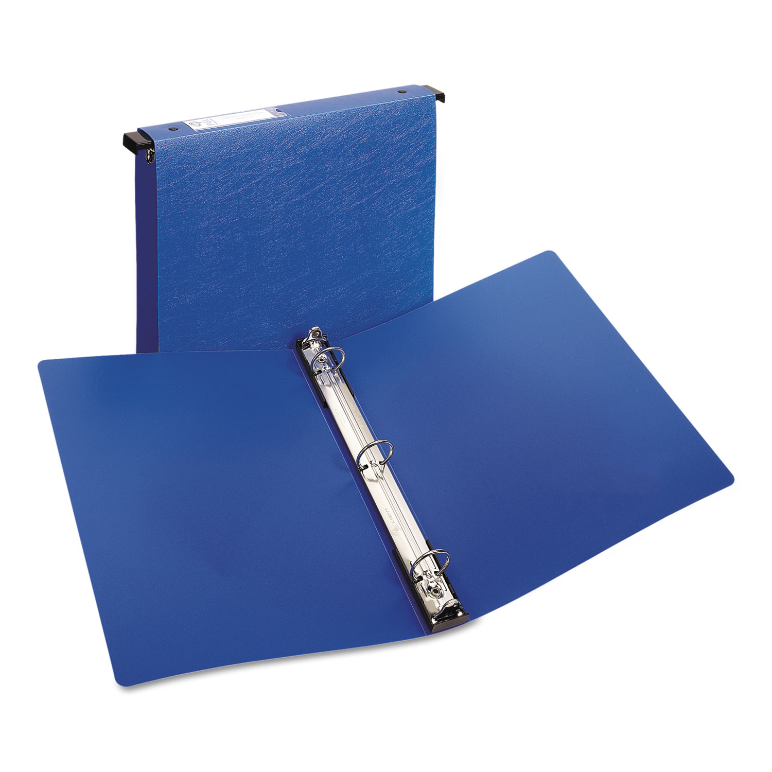  Avery 14800 Hanging Storage Flexible Non-View Binder with Round Rings, 3 Rings, 1 Capacity, 11 x 8.5, Blue (AVE14800) 
