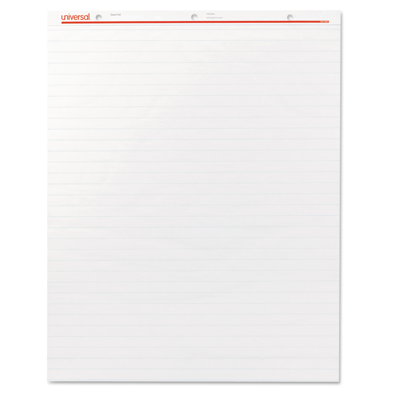 Easel Pads/Flip Charts, 27 x 34, White, 50 Sheets, 2/Carton
