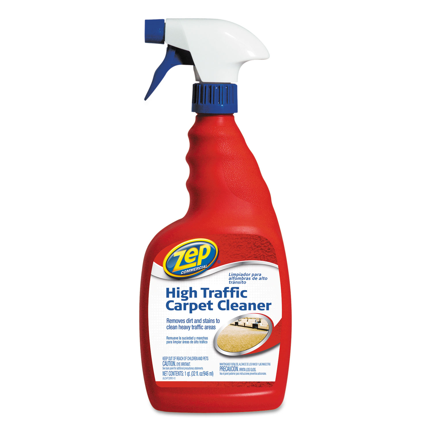 High Traffic Carpet Cleaner, 32 oz Spray Bottle