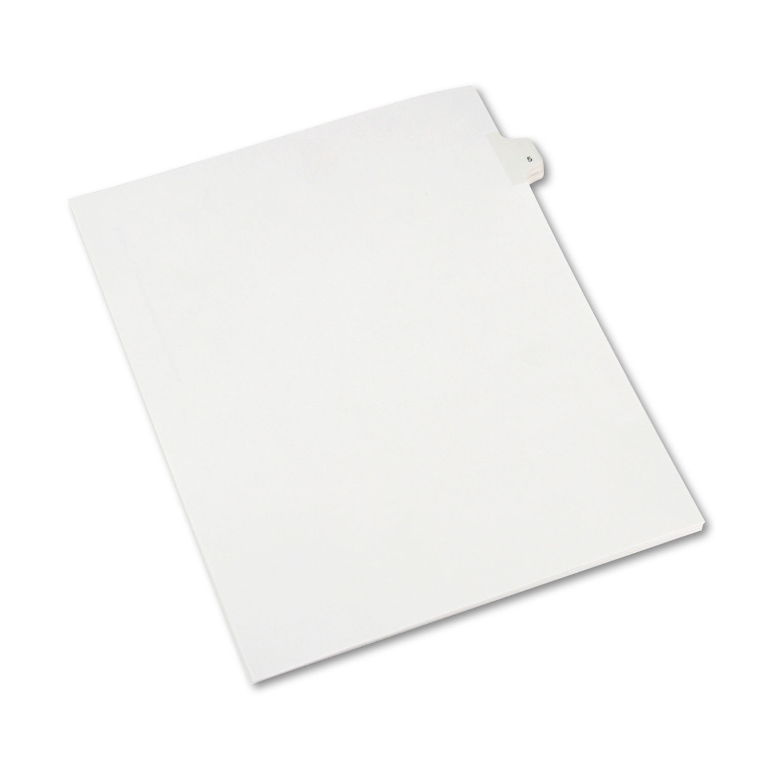  Avery 82203 Preprinted Legal Exhibit Side Tab Index Dividers, Allstate Style, 10-Tab, 5, 11 x 8.5, White, 25/Pack (AVE82203) 