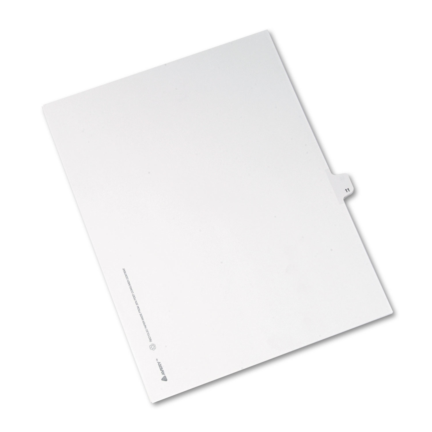  Avery 82209 Preprinted Legal Exhibit Side Tab Index Dividers, Allstate Style, 10-Tab, 11, 11 x 8.5, White, 25/Pack (AVE82209) 