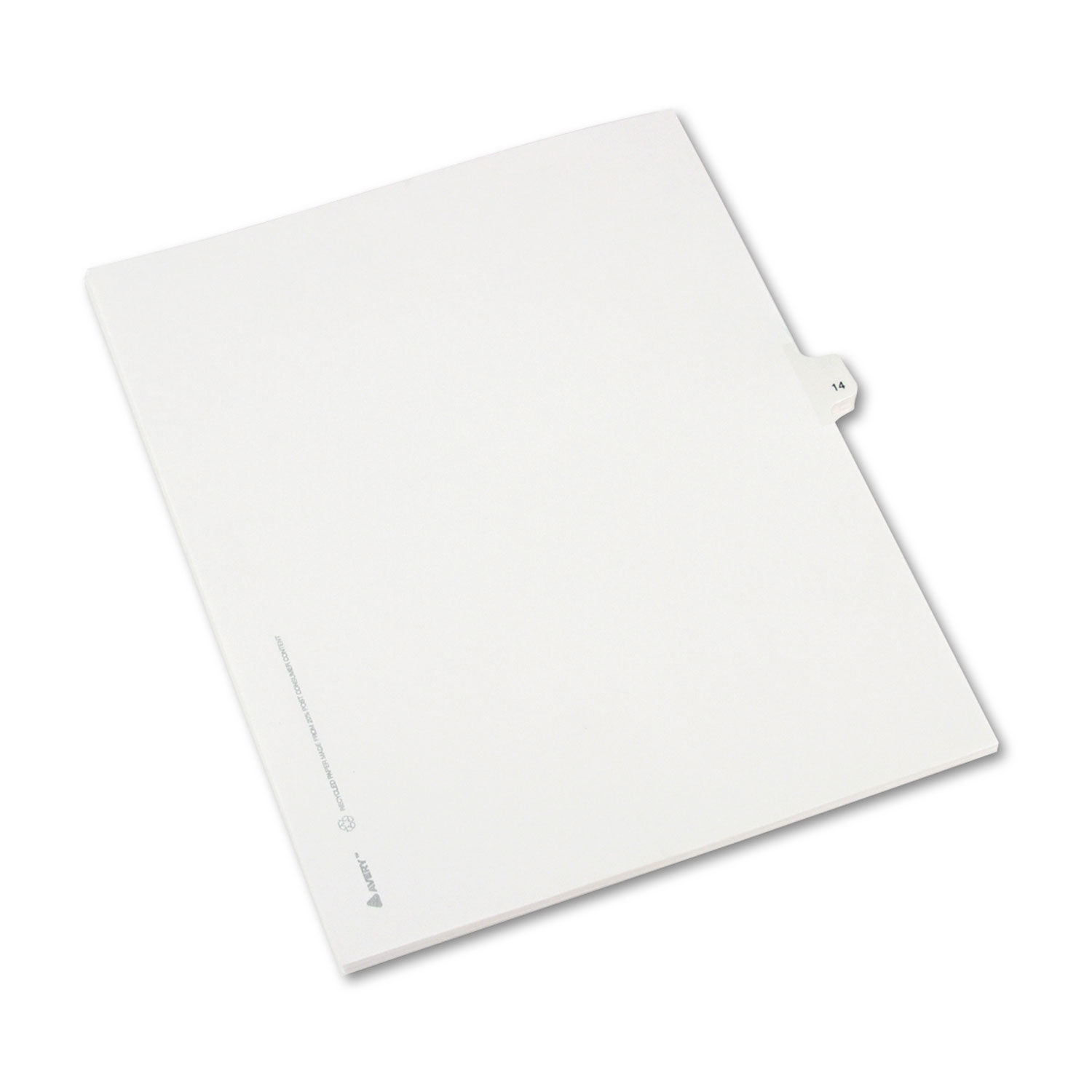  Avery 82212 Preprinted Legal Exhibit Side Tab Index Dividers, Allstate Style, 10-Tab, 14, 11 x 8.5, White, 25/Pack (AVE82212) 