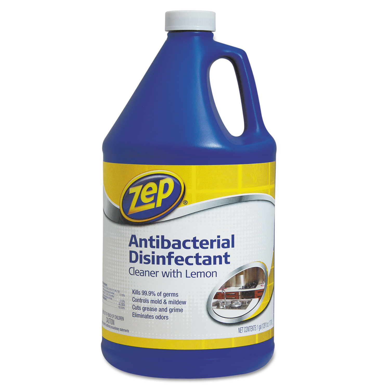  Zep Commercial ZUBAC128 Antibacterial Disinfectant, 1 gal Bottle (ZPEZUBAC128EA) 