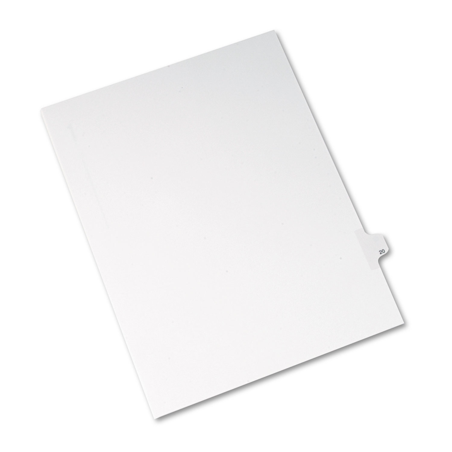  Avery 82218 Preprinted Legal Exhibit Side Tab Index Dividers, Allstate Style, 10-Tab, 20, 11 x 8.5, White, 25/Pack (AVE82218) 