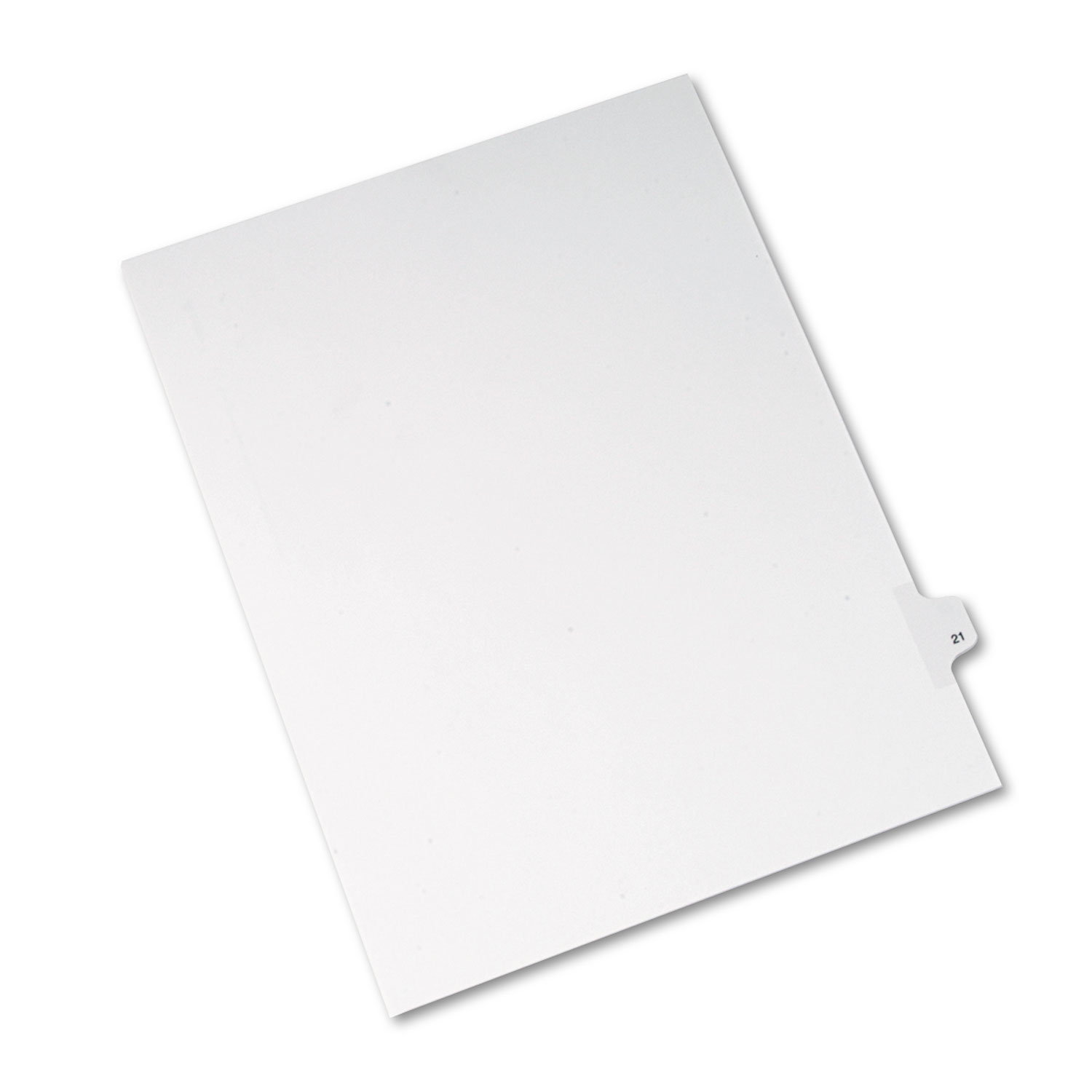  Avery 82219 Preprinted Legal Exhibit Side Tab Index Dividers, Allstate Style, 10-Tab, 21, 11 x 8.5, White, 25/Pack (AVE82219) 