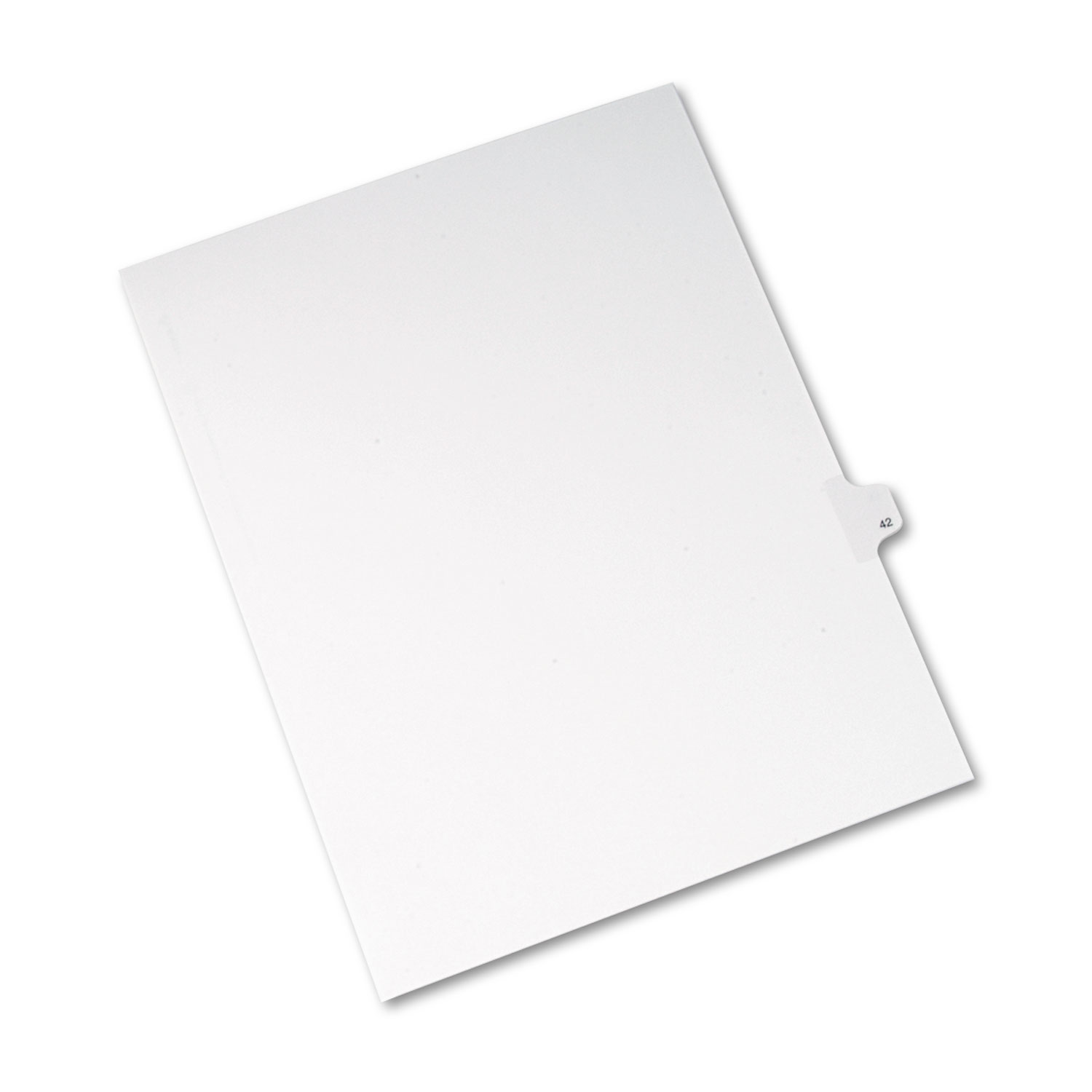 Avery 82240 Preprinted Legal Exhibit Side Tab Index Dividers, Allstate Style, 10-Tab, 42, 11 x 8.5, White, 25/Pack (AVE82240) 