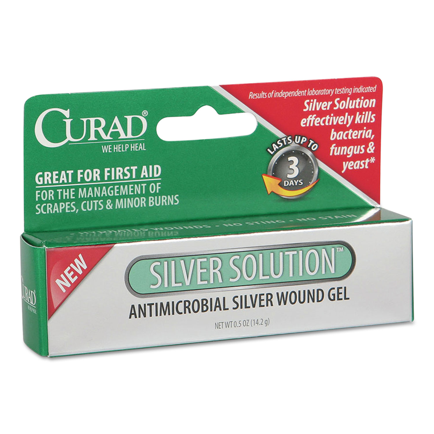 Silver Solution Antimicrobial Gel, .5oz Tube