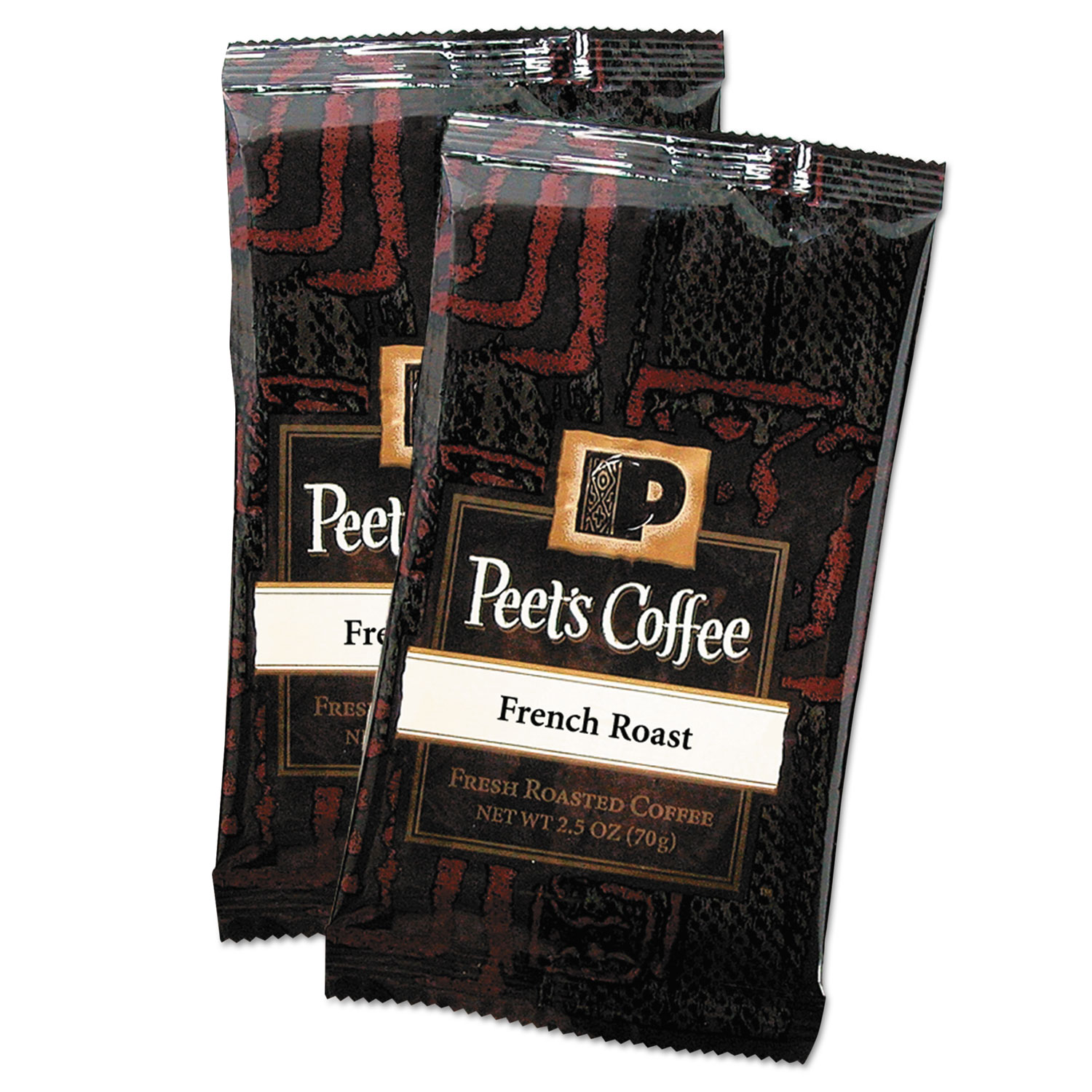  Peet's Coffee & Tea 504914 Coffee Portion Packs, French Roast, 2.5 oz Frack Pack, 18/Box (PEE504914) 