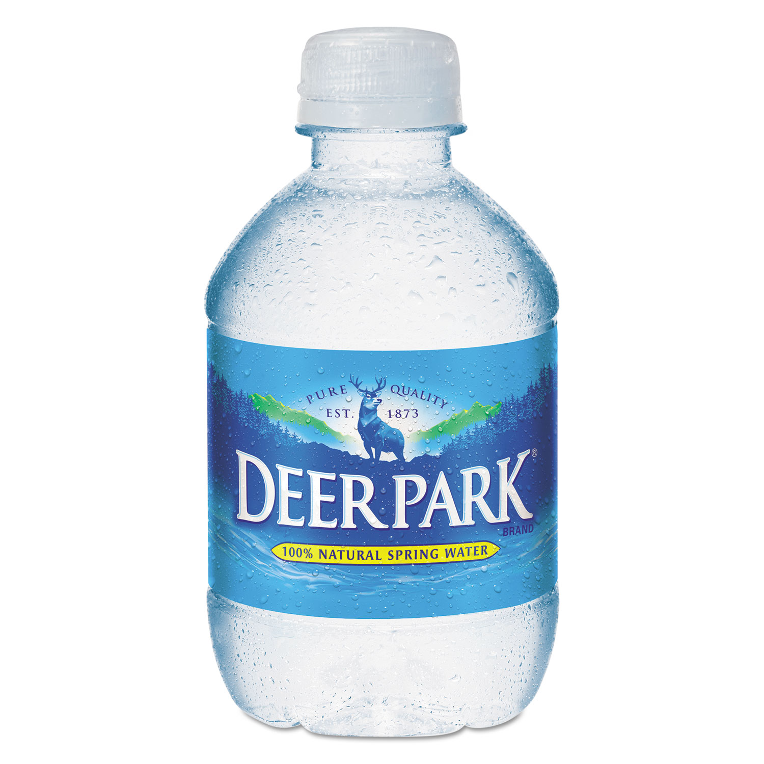  Deer Park 828473 Natural Spring Water, 8 oz Bottle, 48 Bottles/Carton (NLE828473) 