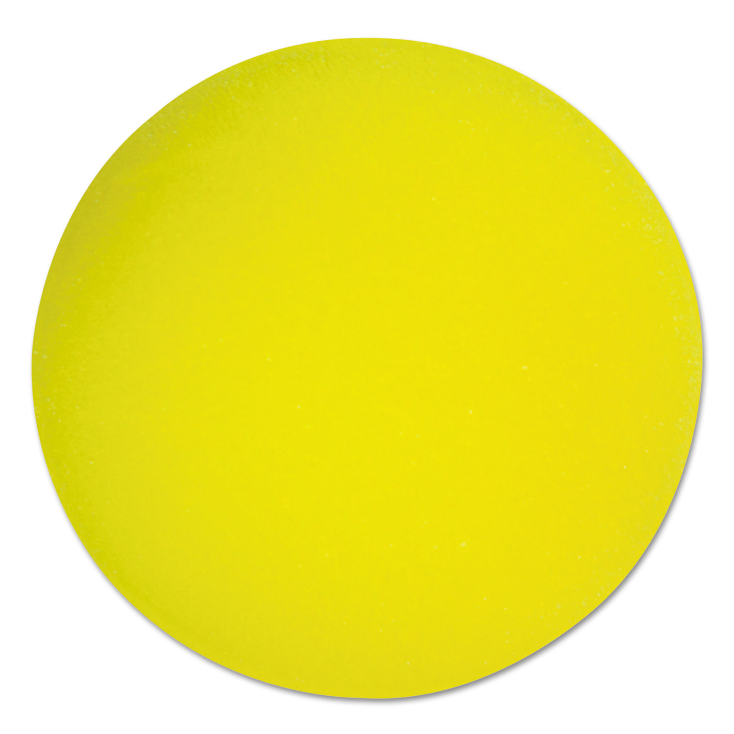 Uncoated Regular-Density Foam Balls, 4 Diameter, Yellow