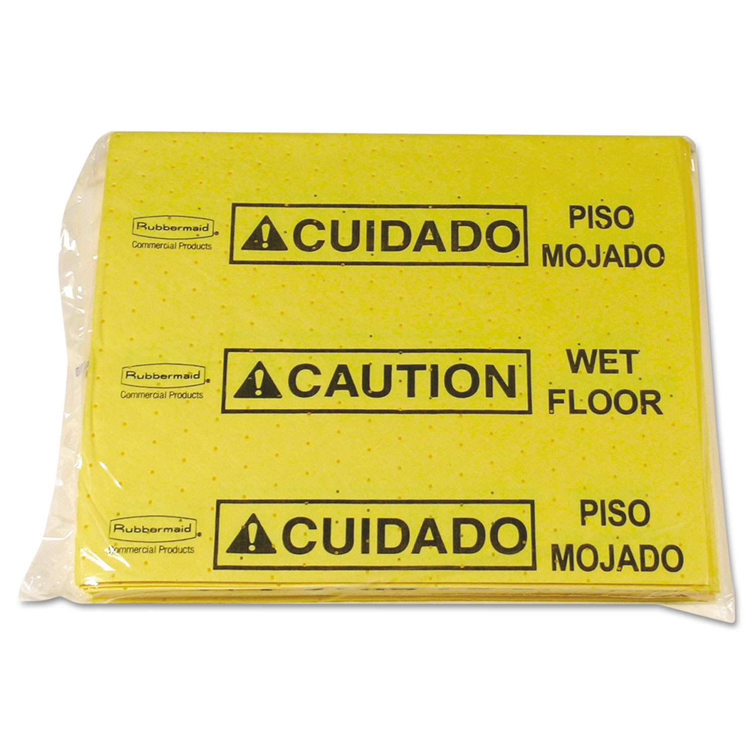  Rubbermaid Commercial FG425300YEL Over-The-Spill Pad Tablet w/25 Pads, Yellow/Black,14 x 16 1/2 (RCP4253YEL) 