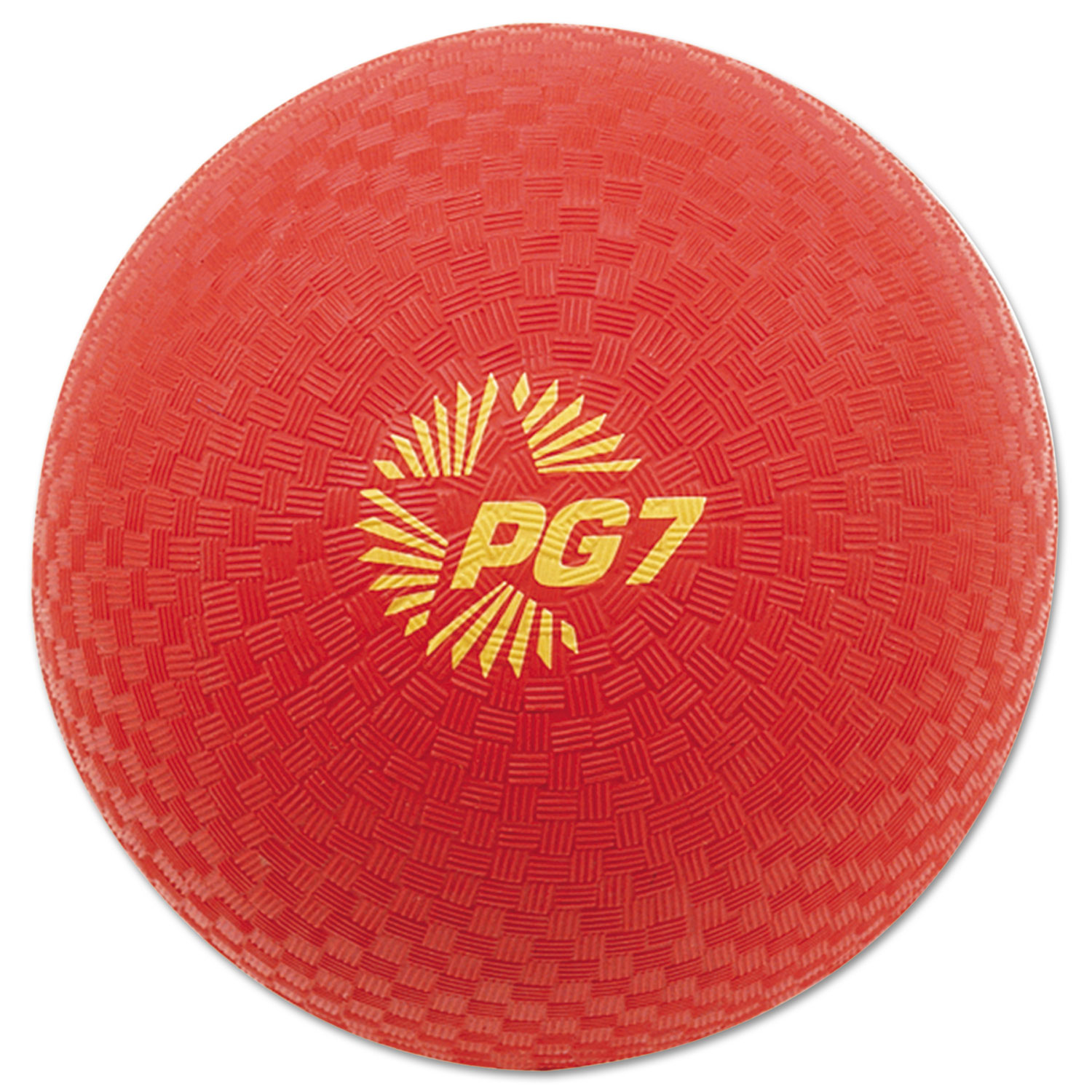 Playground Ball, 7 Diameter, Red