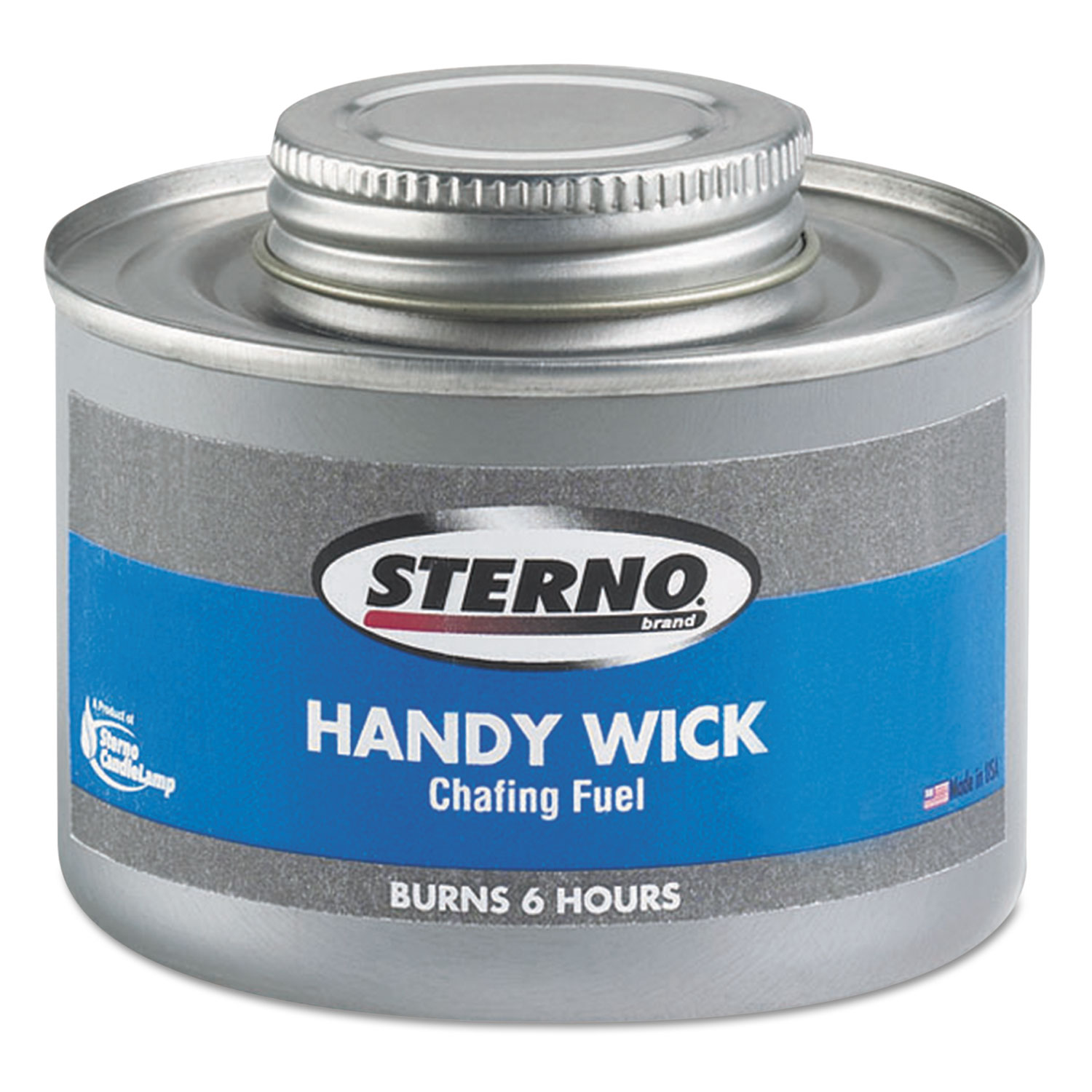  Sterno 10368 Handy Wick Chafing Fuel, Can, Methanol, Six-Hour Burn, 24/Carton (STE10368) 