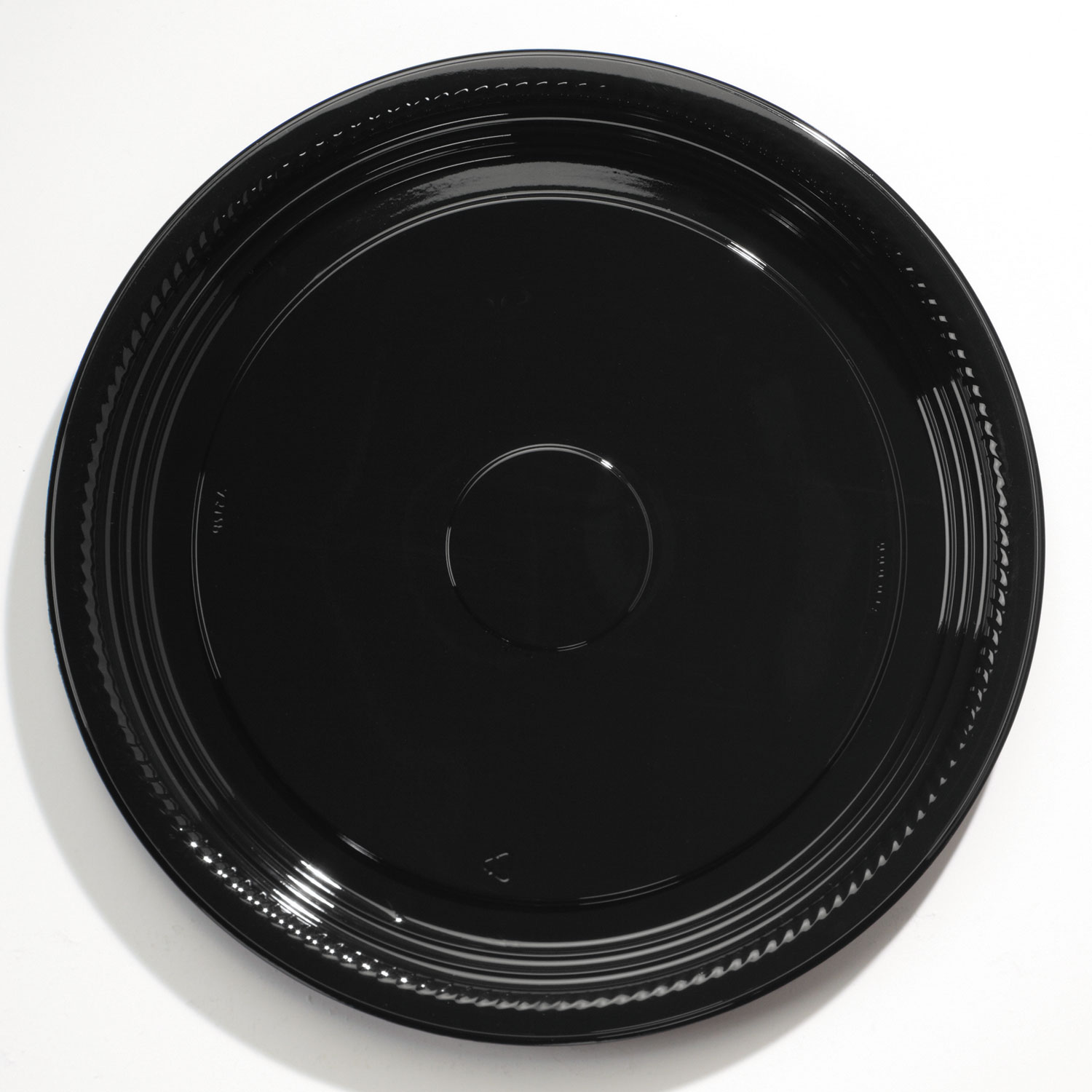  WNA WNA A516PBL Caterline Casuals Thermoformed Platters, PET, Black, 16 Diameter (WNAA516PBL) 