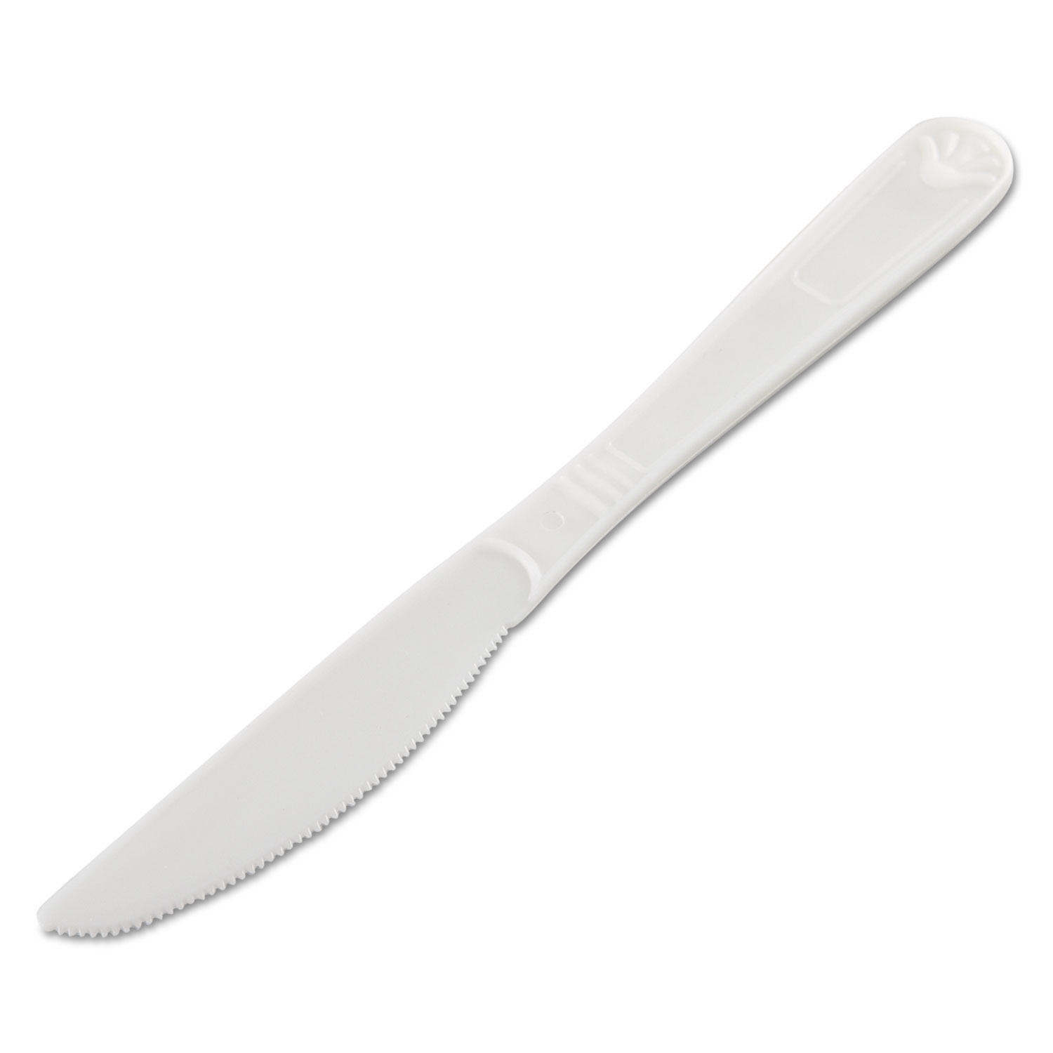  GEN GENHYWKN Heavyweight Cutlery, Knives, Polypropylene, White, 1000/Carton (GENHYWKN) 