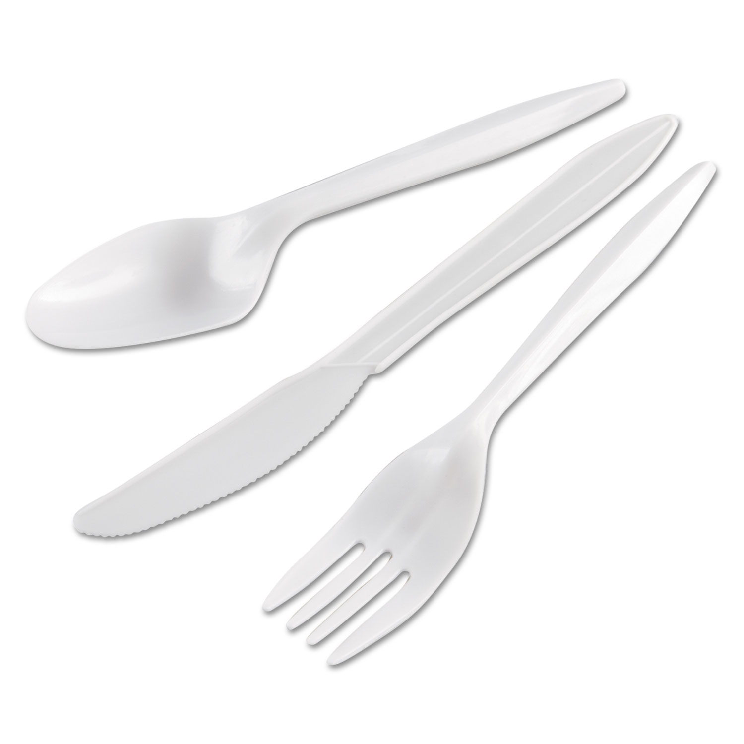  GEN GENCOMBOKIT WraPolypropyleneed Cutlery Kit, Fork/Knife/Spoon, Mediumweight Plastic, 250/Carton (GENCOMBOKIT) 