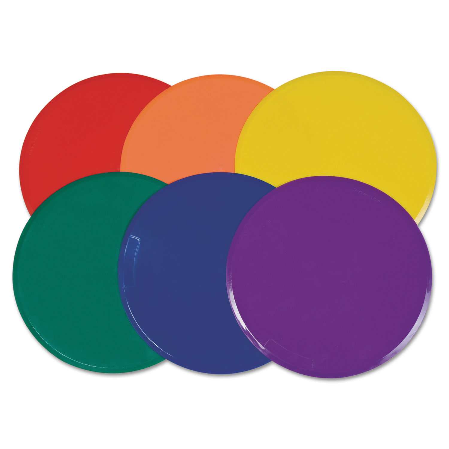  Champion Sports MSPSET Poly Spot Marker Set, 9 Disks, Assorted Colors, 6/Set (CSIMSPSET) 