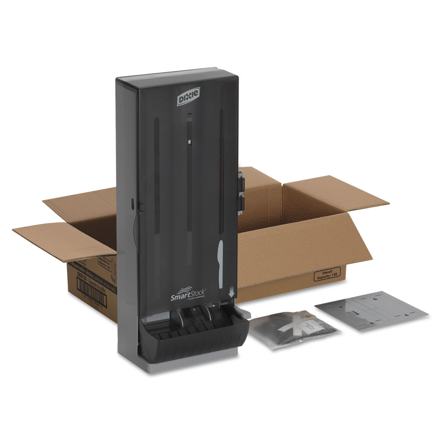 Dixie SmartStock Utensil Dispenser, Knife, 10" x 8.75" x 24.5
