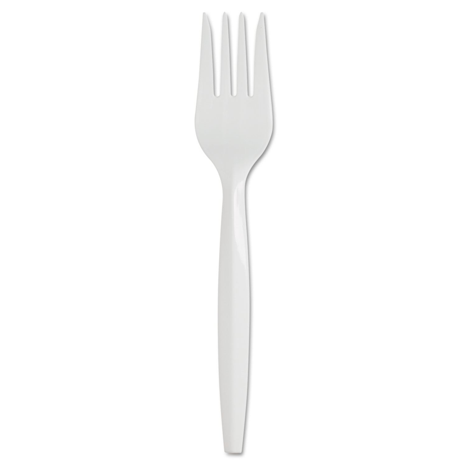  Dixie SSF21P SmartStock Plastic Cutlery Refill, 5.8in, Fork, White, 40/Pack, 24 Packs/Carton (DXESSF21P) 