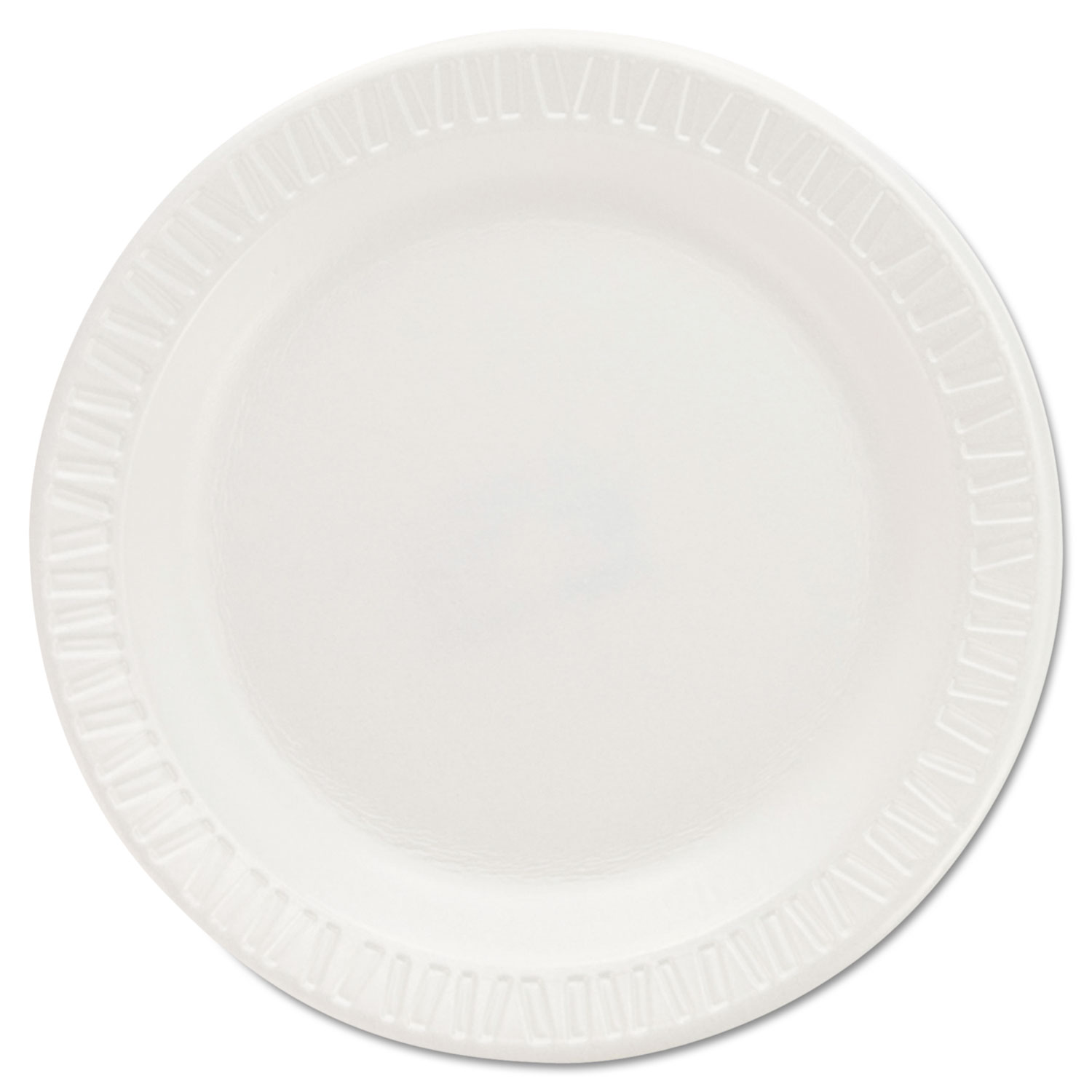  Dart 6PWQR Quiet Classic Laminated Foam Dinnerware Plates, 6 Inches, White, Round, 125/Pack (DCC6PWQR) 