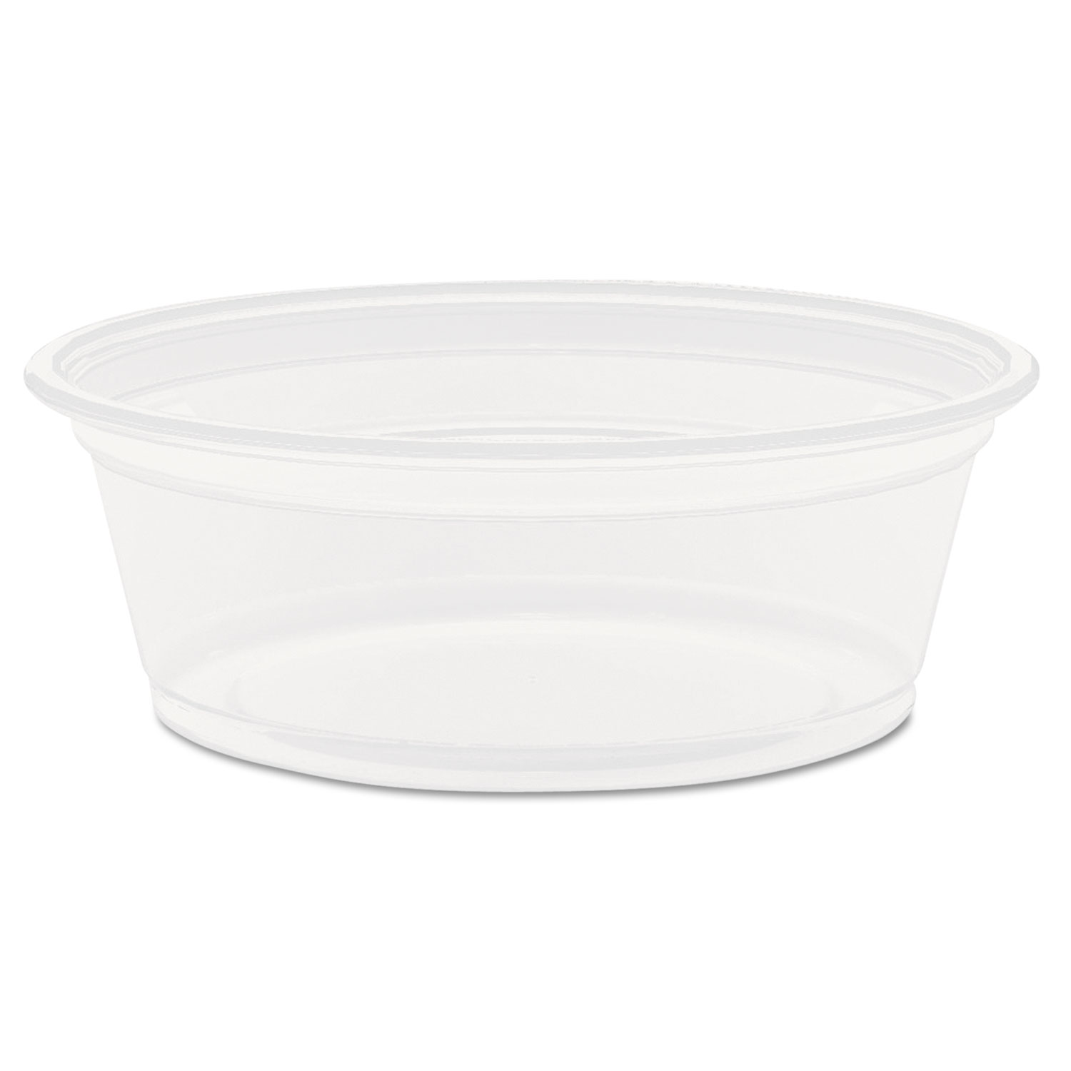 Dart 50HT1 5 x 5 x 3 White Foam Hinged Lid Container - 125/Pack