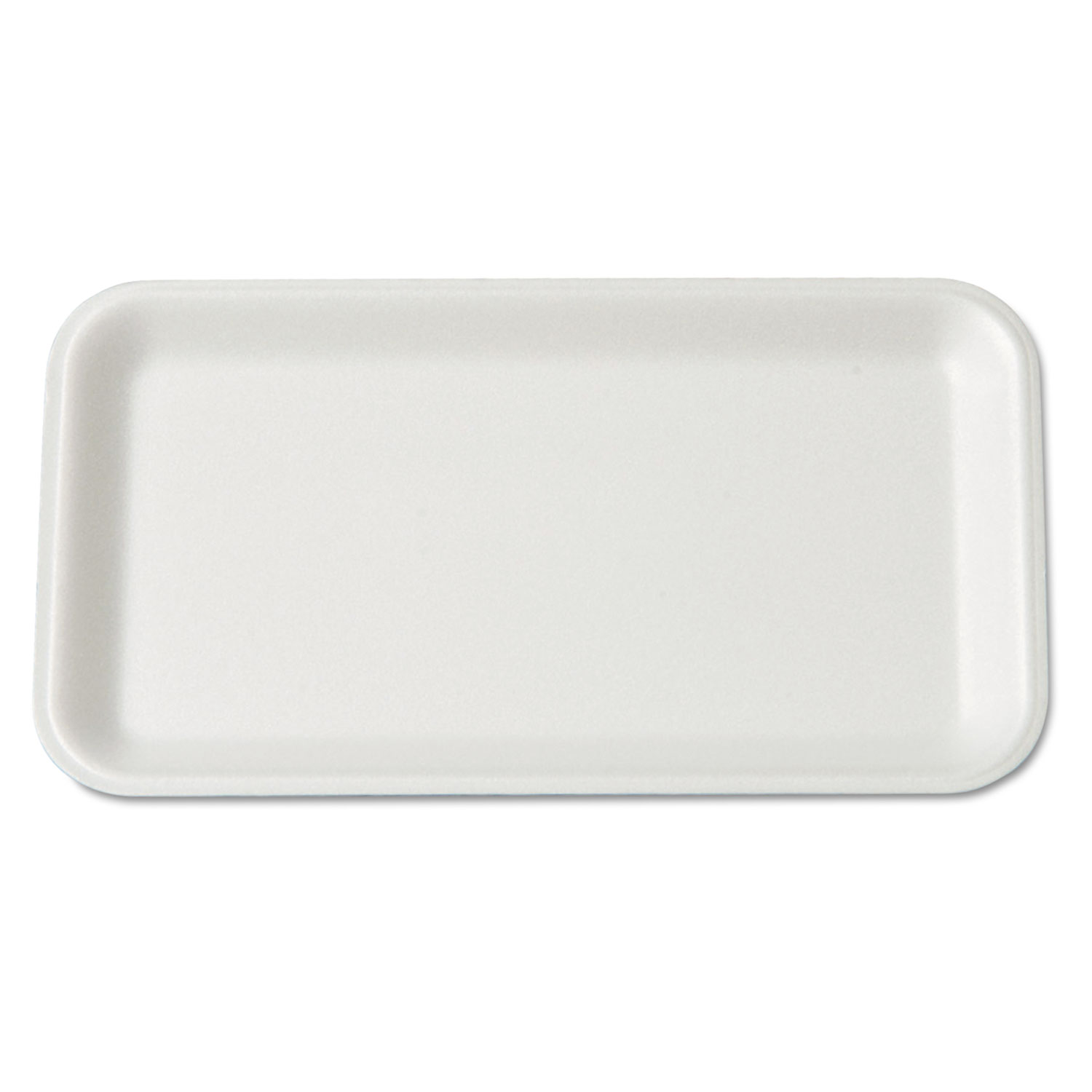 Supermarket Tray, Foam, White, 8-1/4x4-3/4, 125/Bag