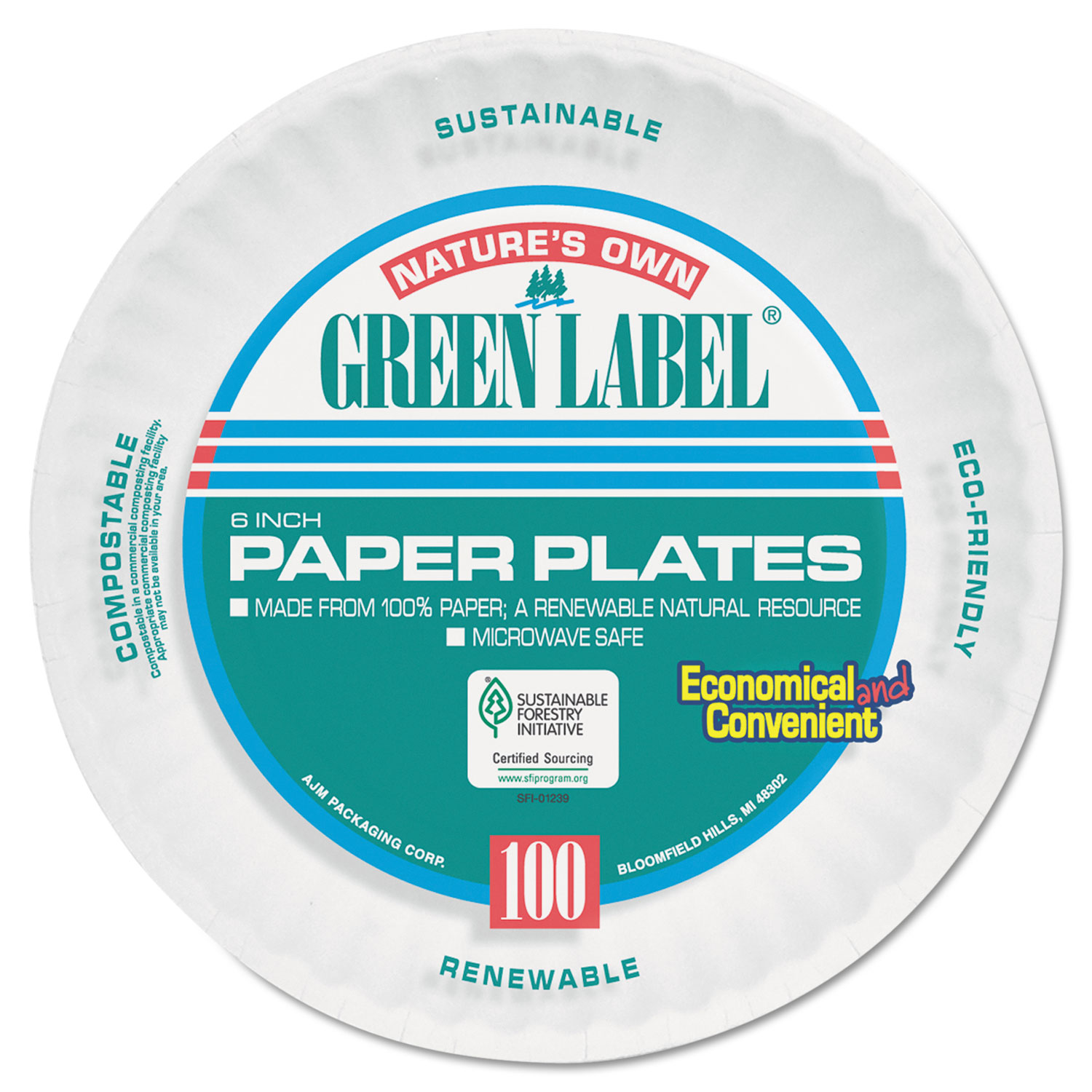 9 Paper Plates, Bulk Supplies